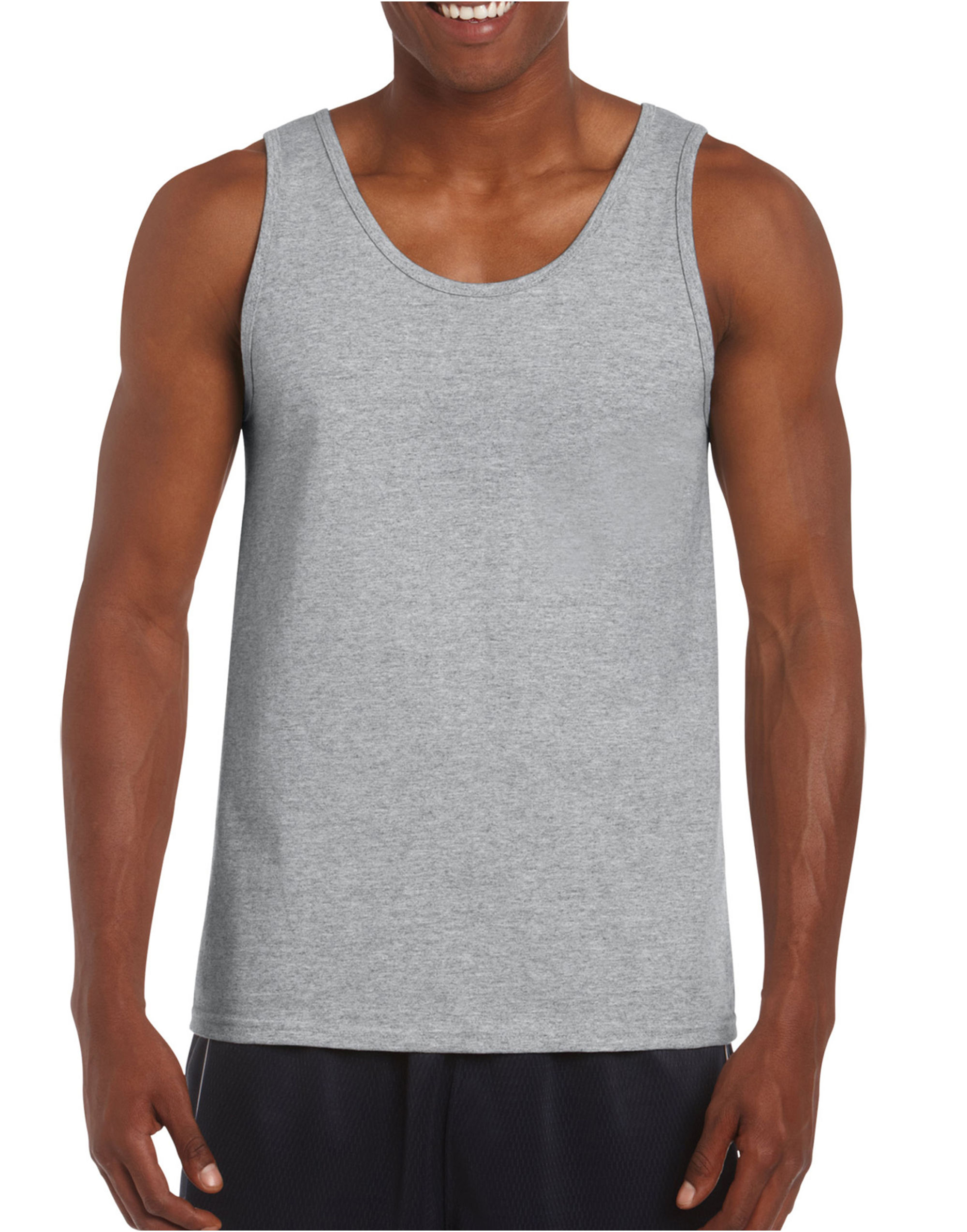 64200 Softstyle® Adult Tank Top Sport Grey (RS)