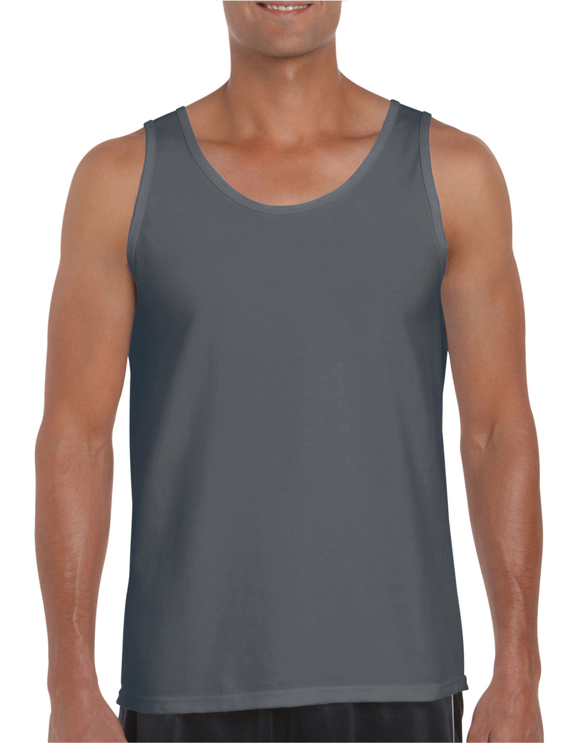 64200 Softstyle® Adult Tank Top Charcoal