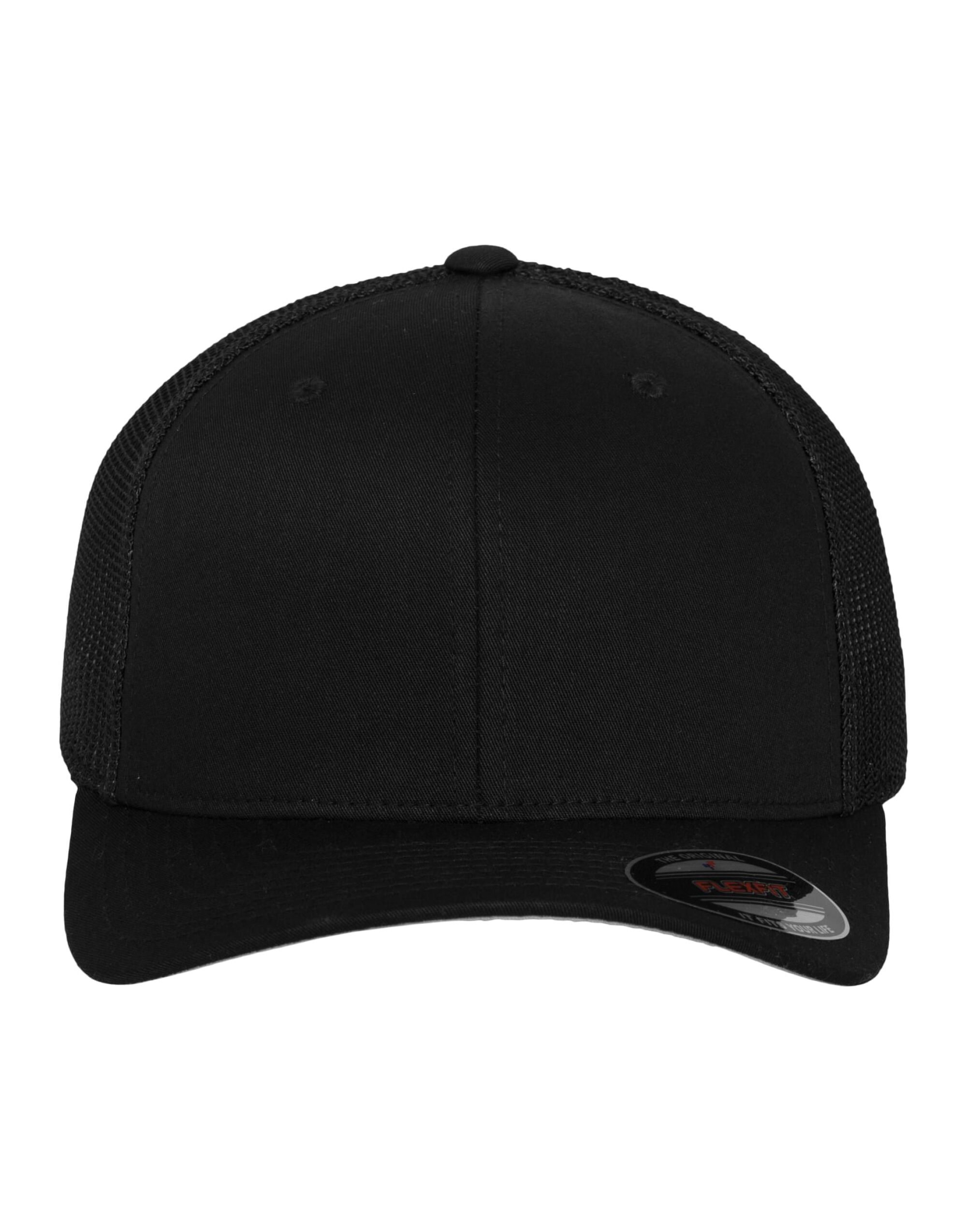 6511 Flexfit Mesh Trucker Black 6511 Flexfit Mesh Trucker Black