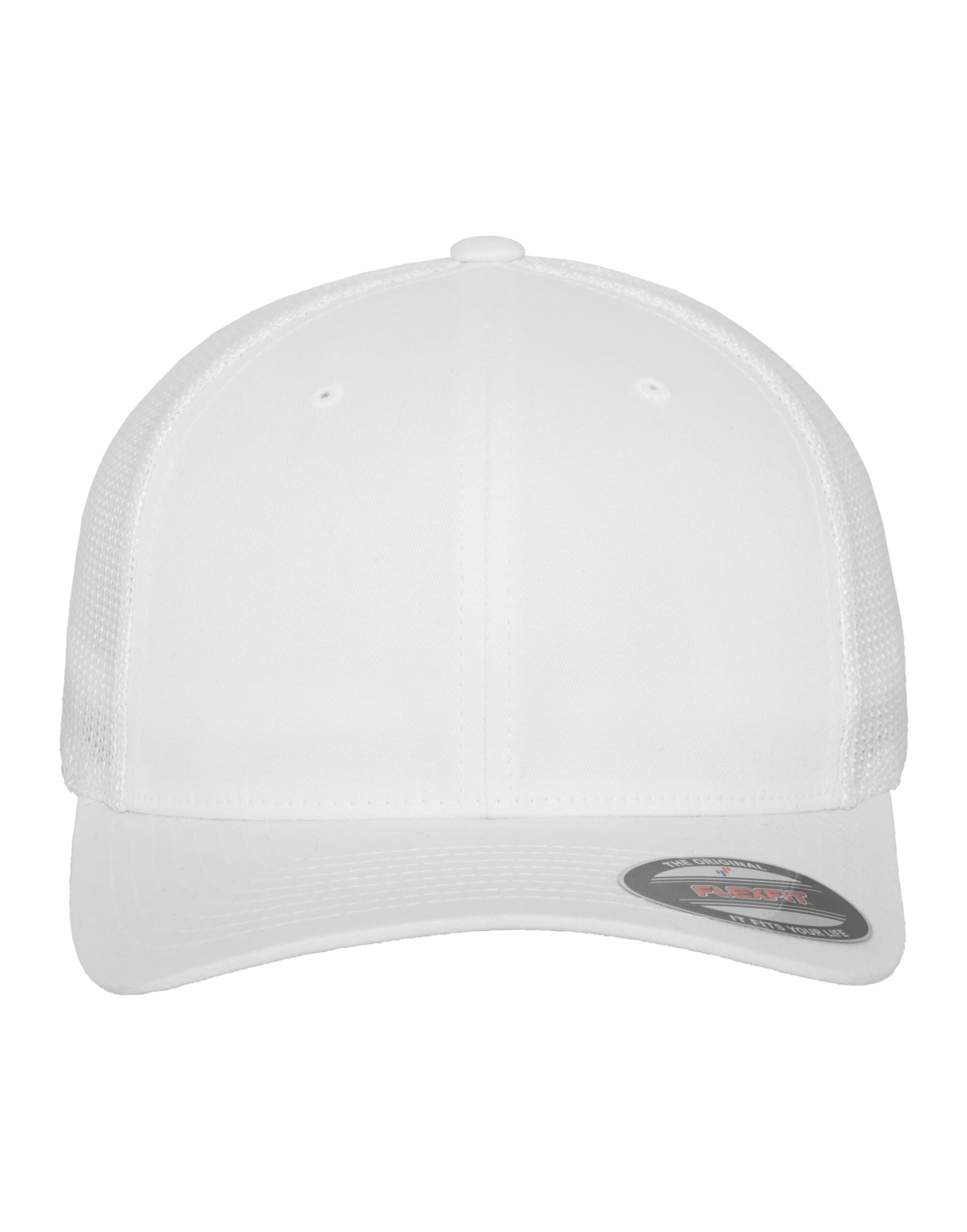 6511 Flexfit Mesh Trucker White