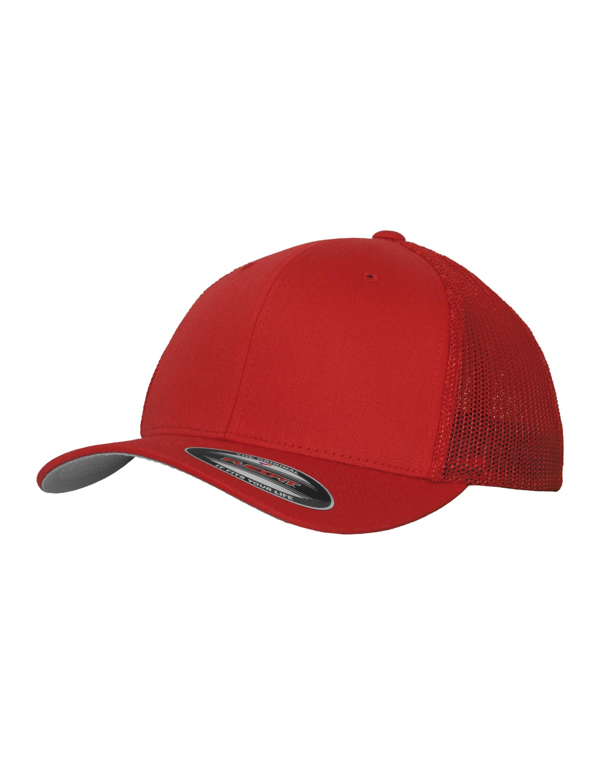 6511 Flexfit Mesh Trucker Red