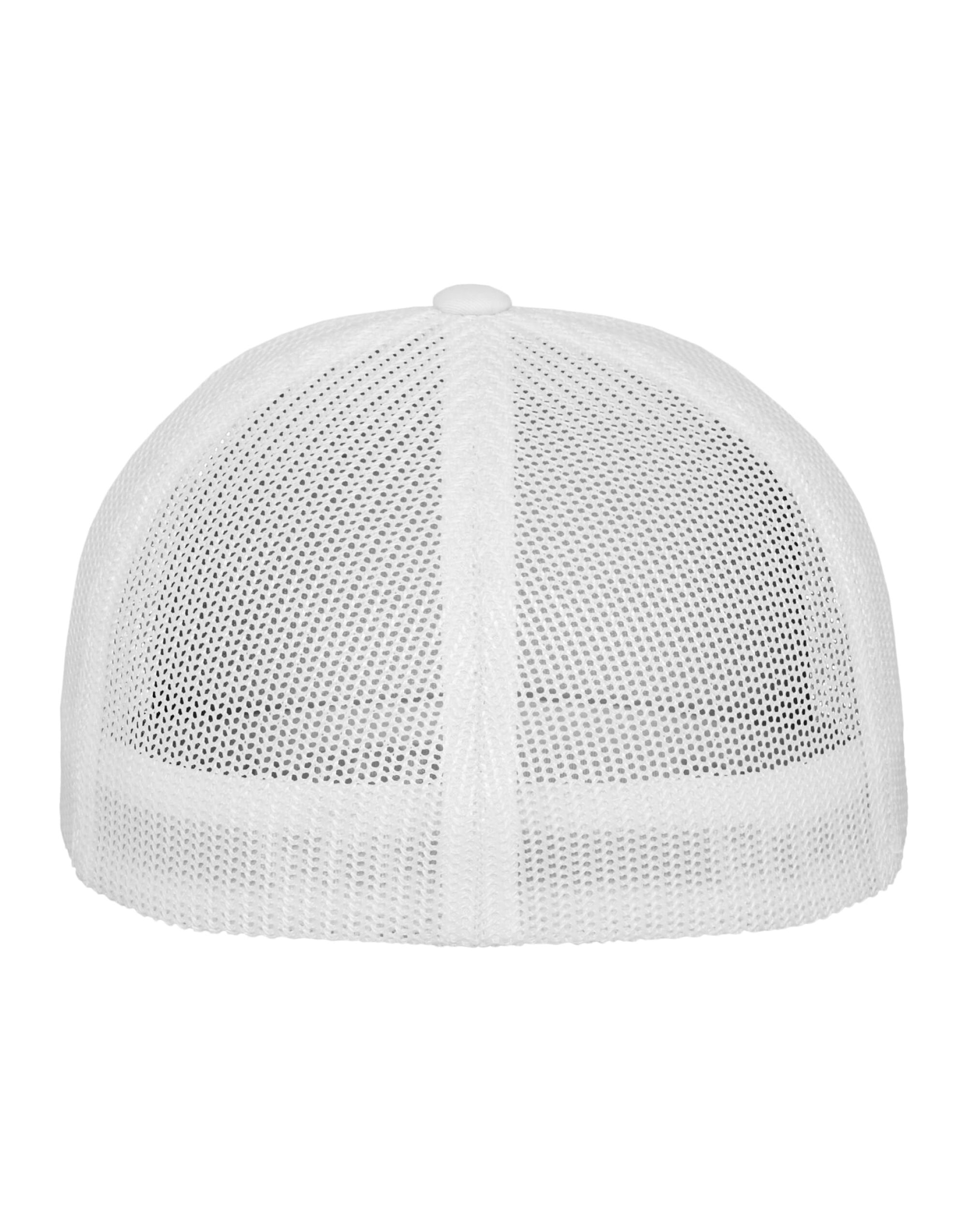 6511 Flexfit Mesh Trucker White