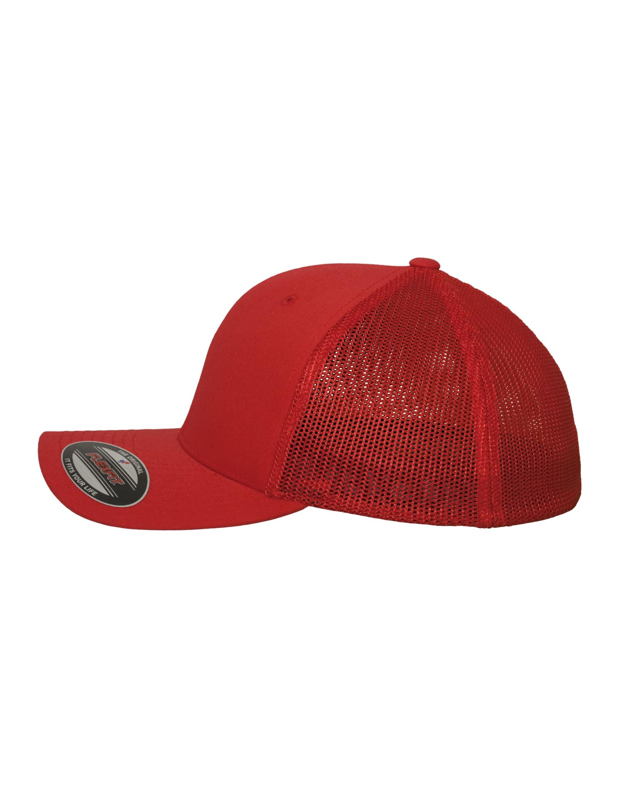 6511 Flexfit Mesh Trucker Red