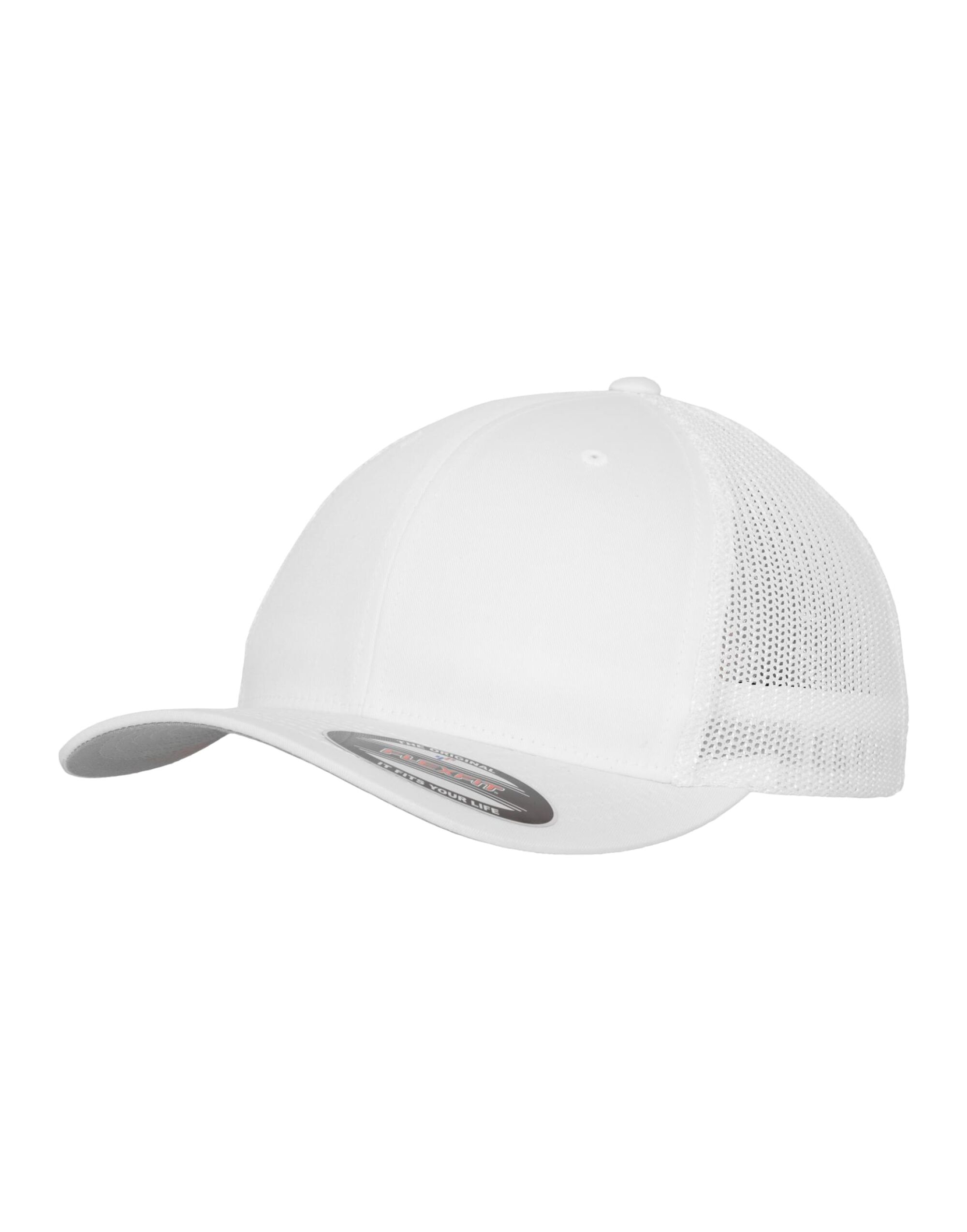 6511 Flexfit Mesh Trucker White