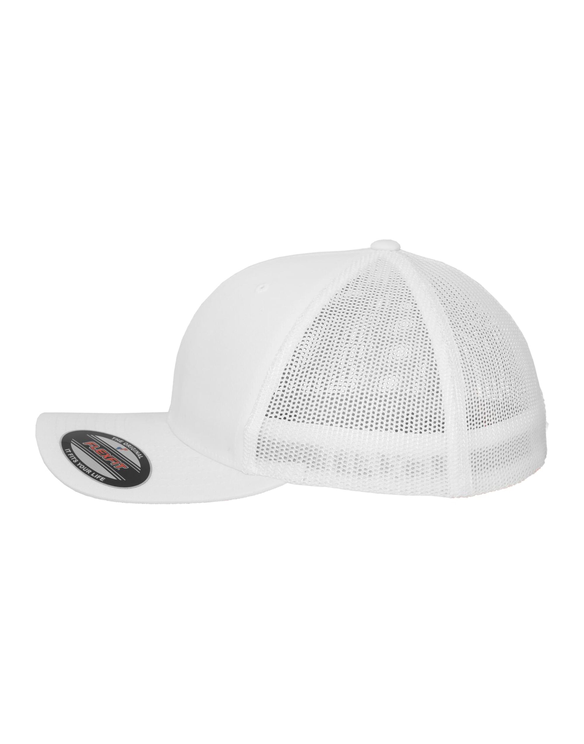 6511 Flexfit Mesh Trucker White