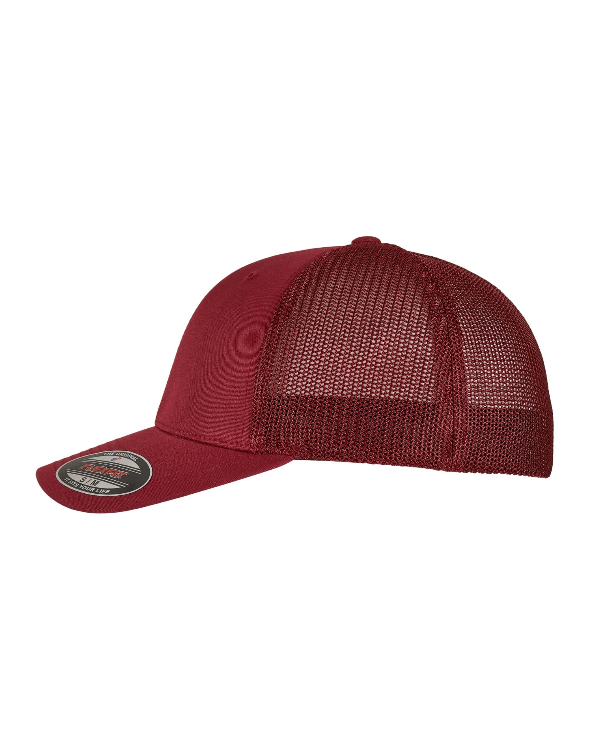 6511 Flexfit Mesh Trucker Cranberry