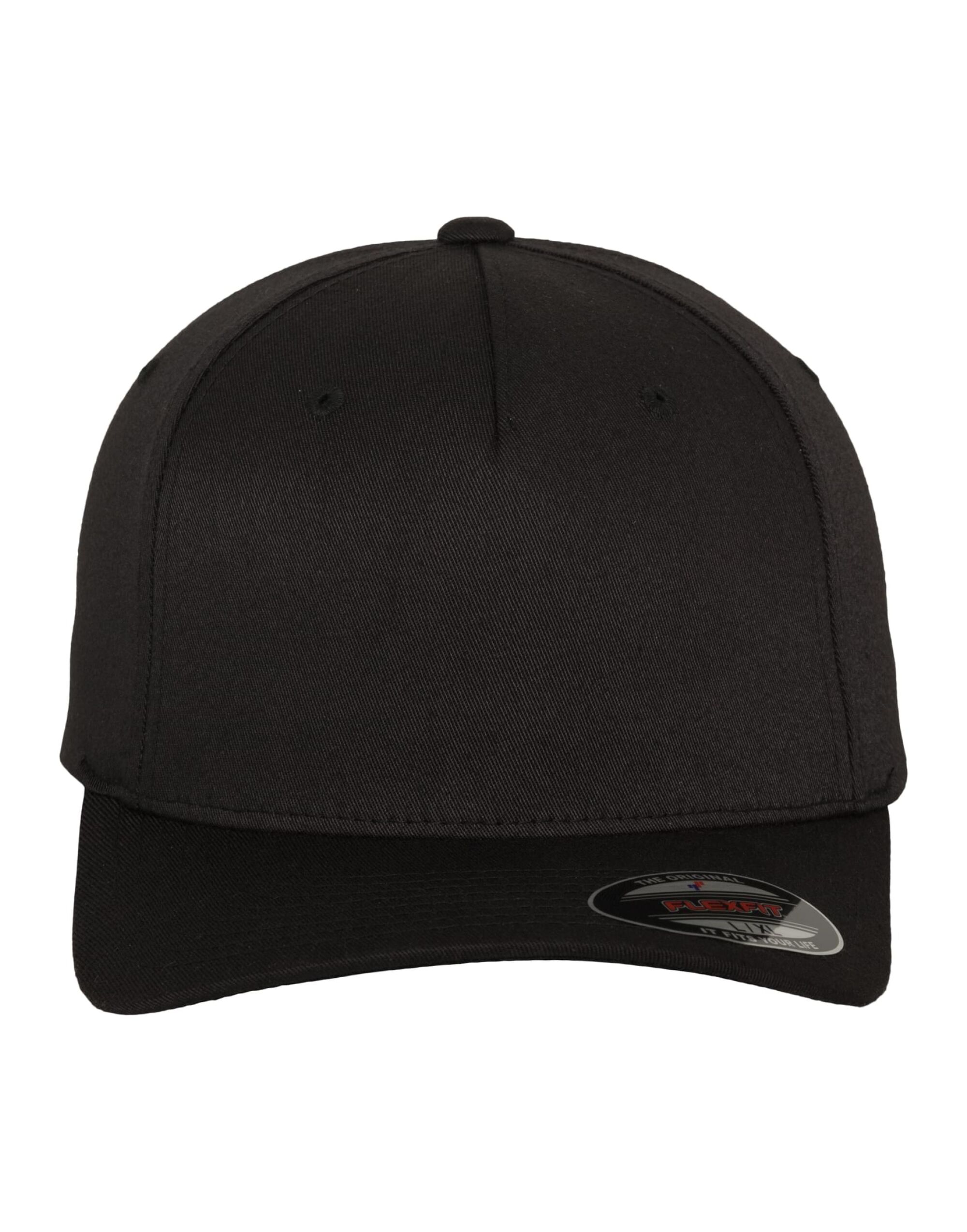 6560 5 Panel Cap Black