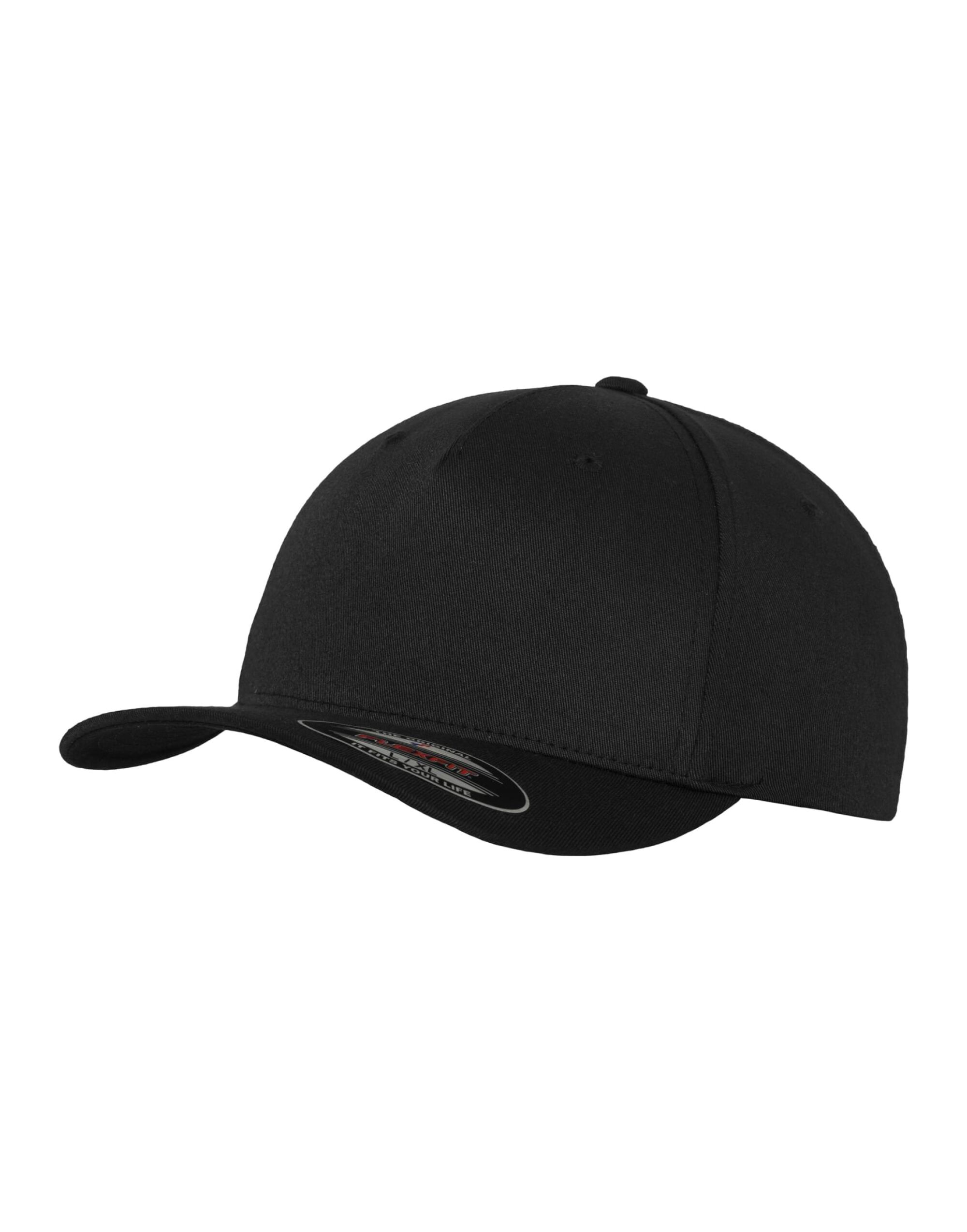 6560 5 Panel Cap Black