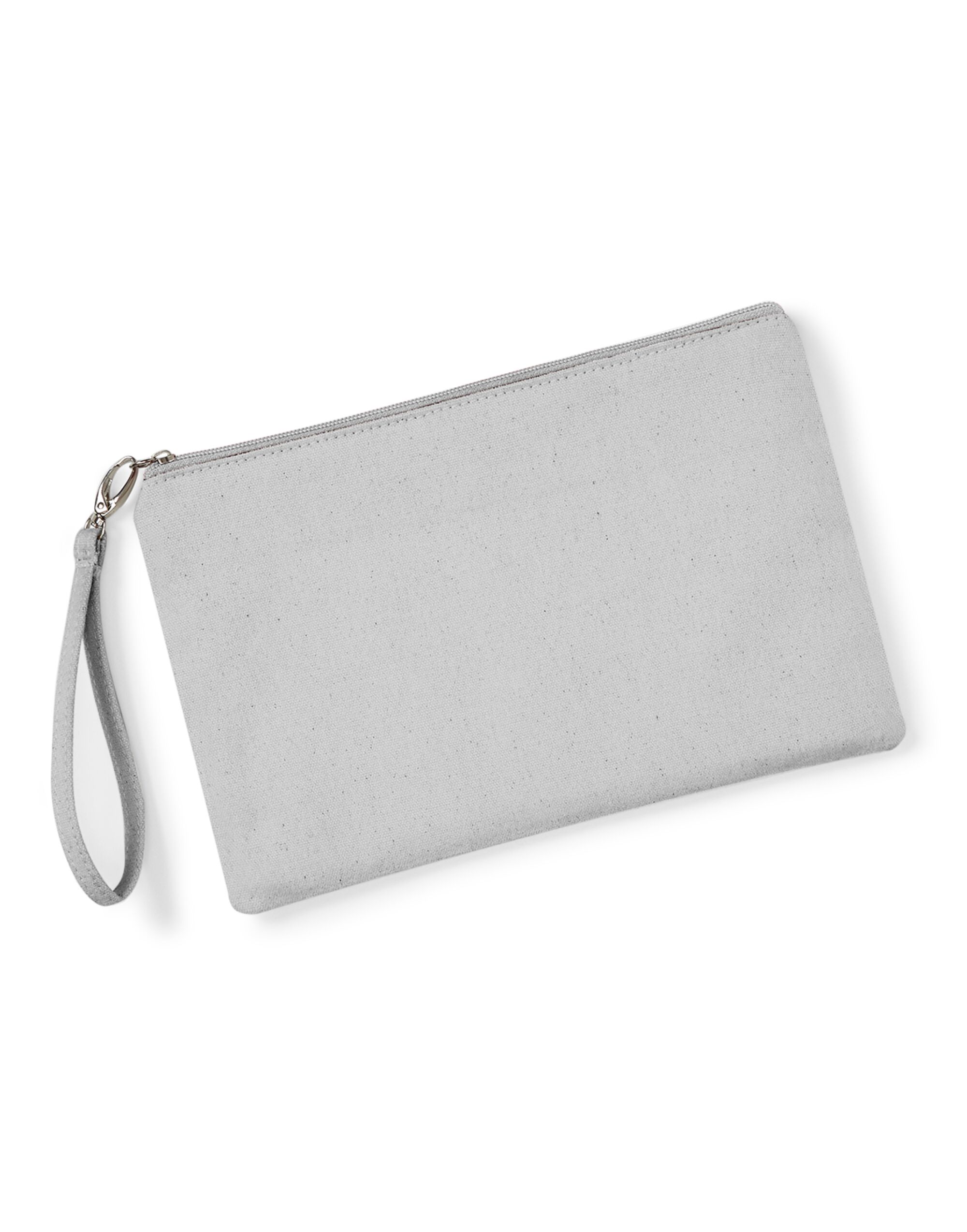 W520 Canvas Wristlet Pouch Light Grey/Light Grey
