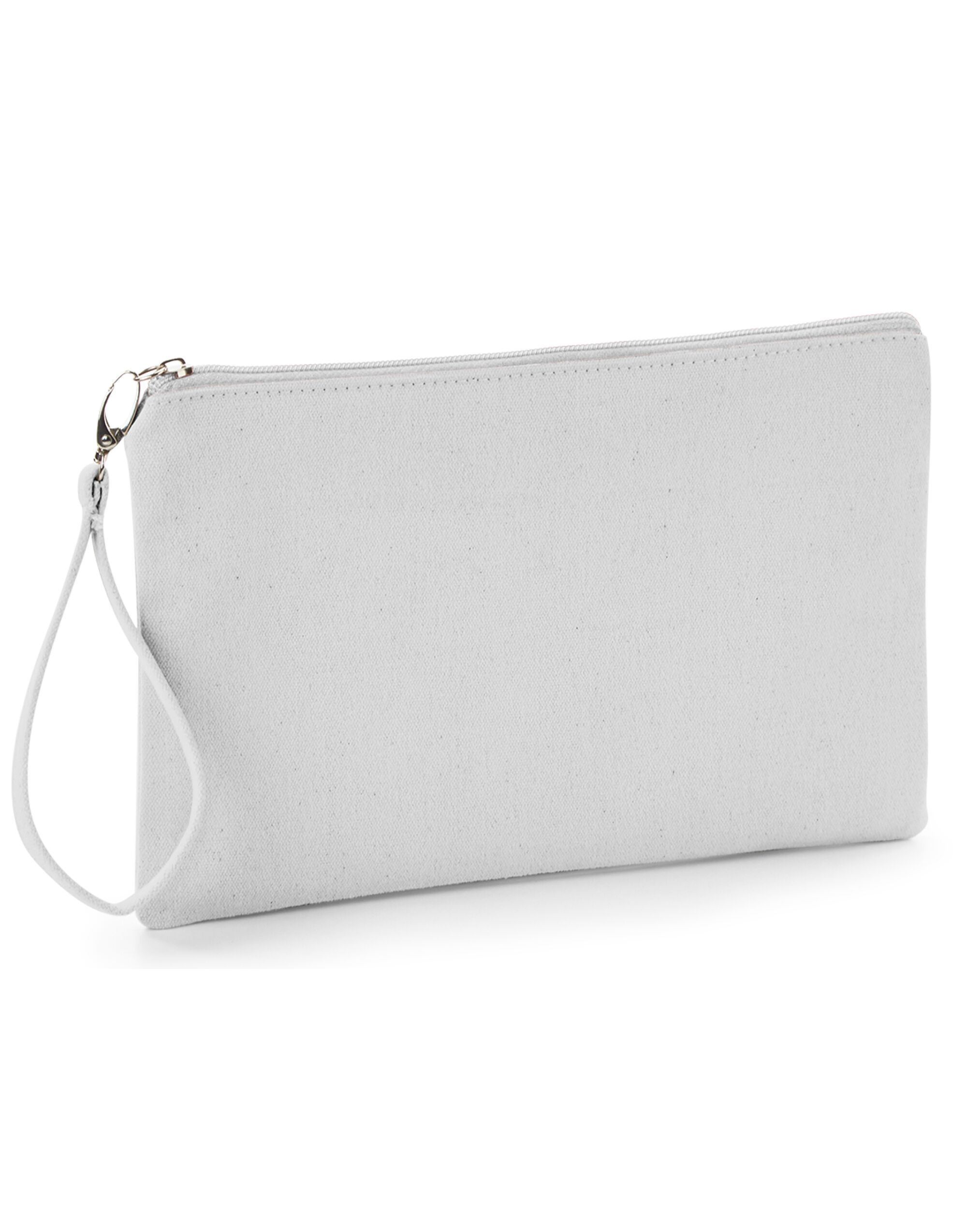 W520 Canvas Wristlet Pouch Light Grey/Light Grey