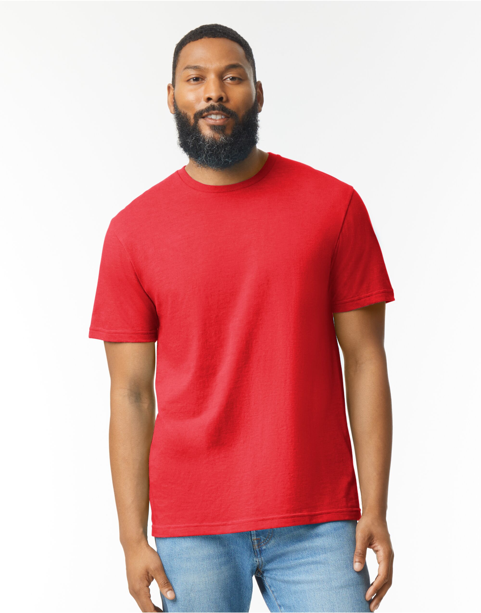 Red Mist Softstyle CVC Adult T-Shirt