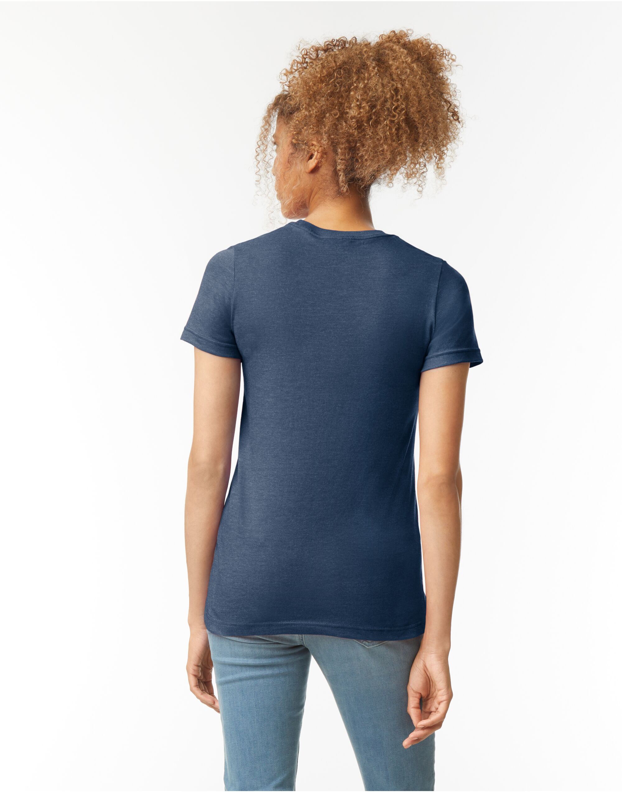 Navy Mist Softstyle CVC Women’s T-Shirt