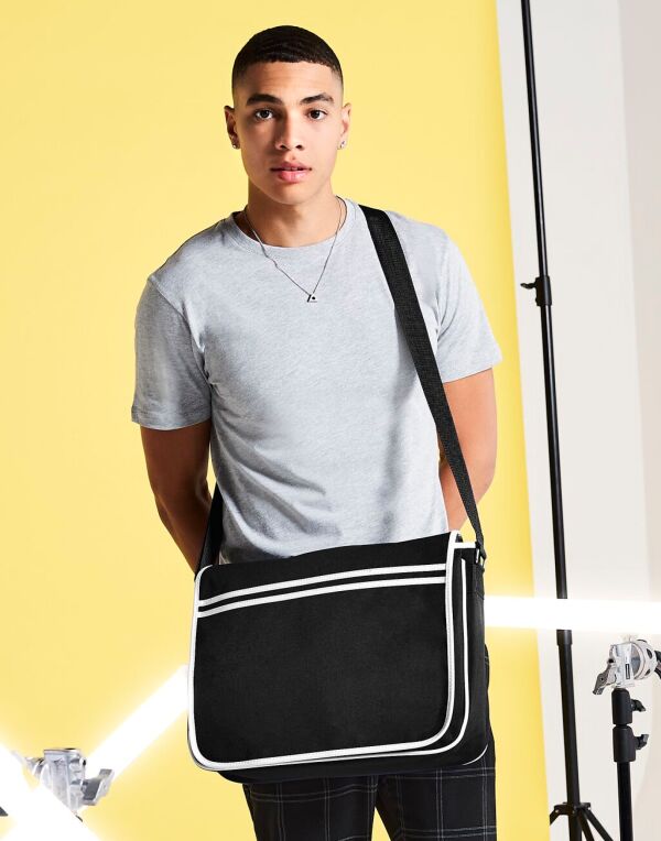 Bright Royal/White Retro Messenger