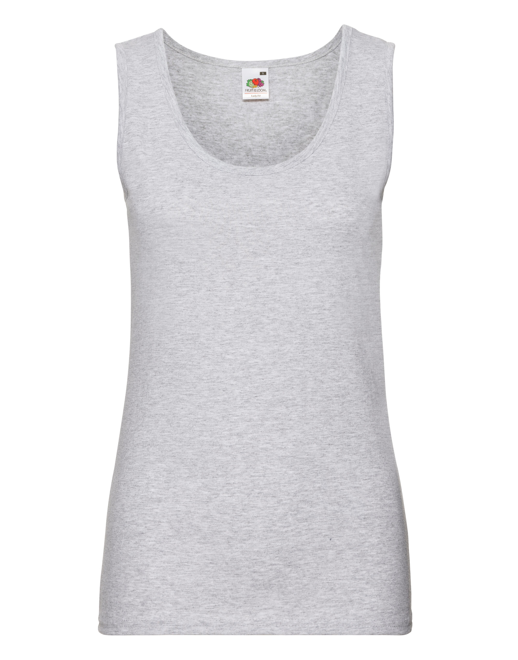 Heather Grey Ladies’ Valueweight Athletic Vest