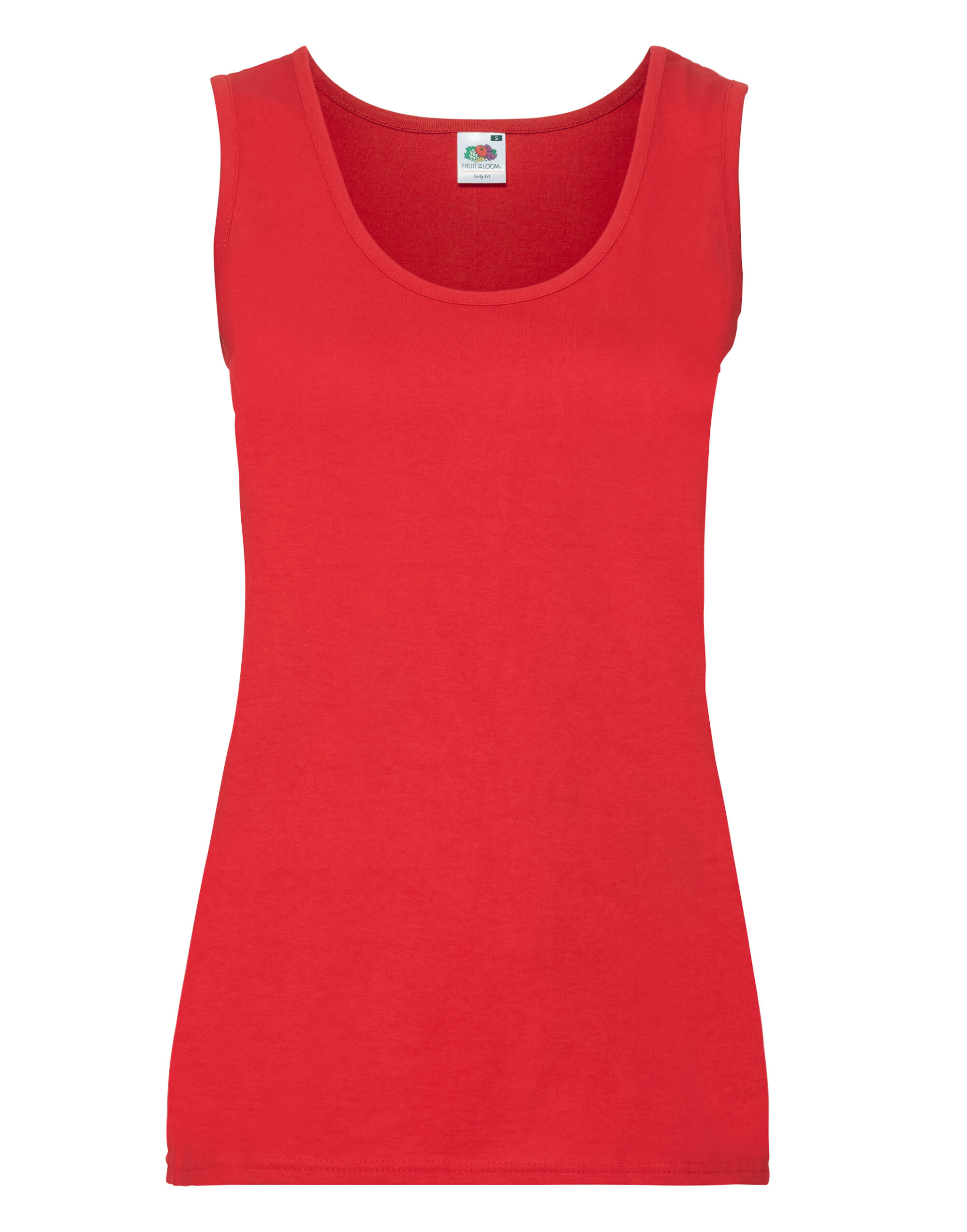 Red Ladies’ Valueweight Athletic Vest