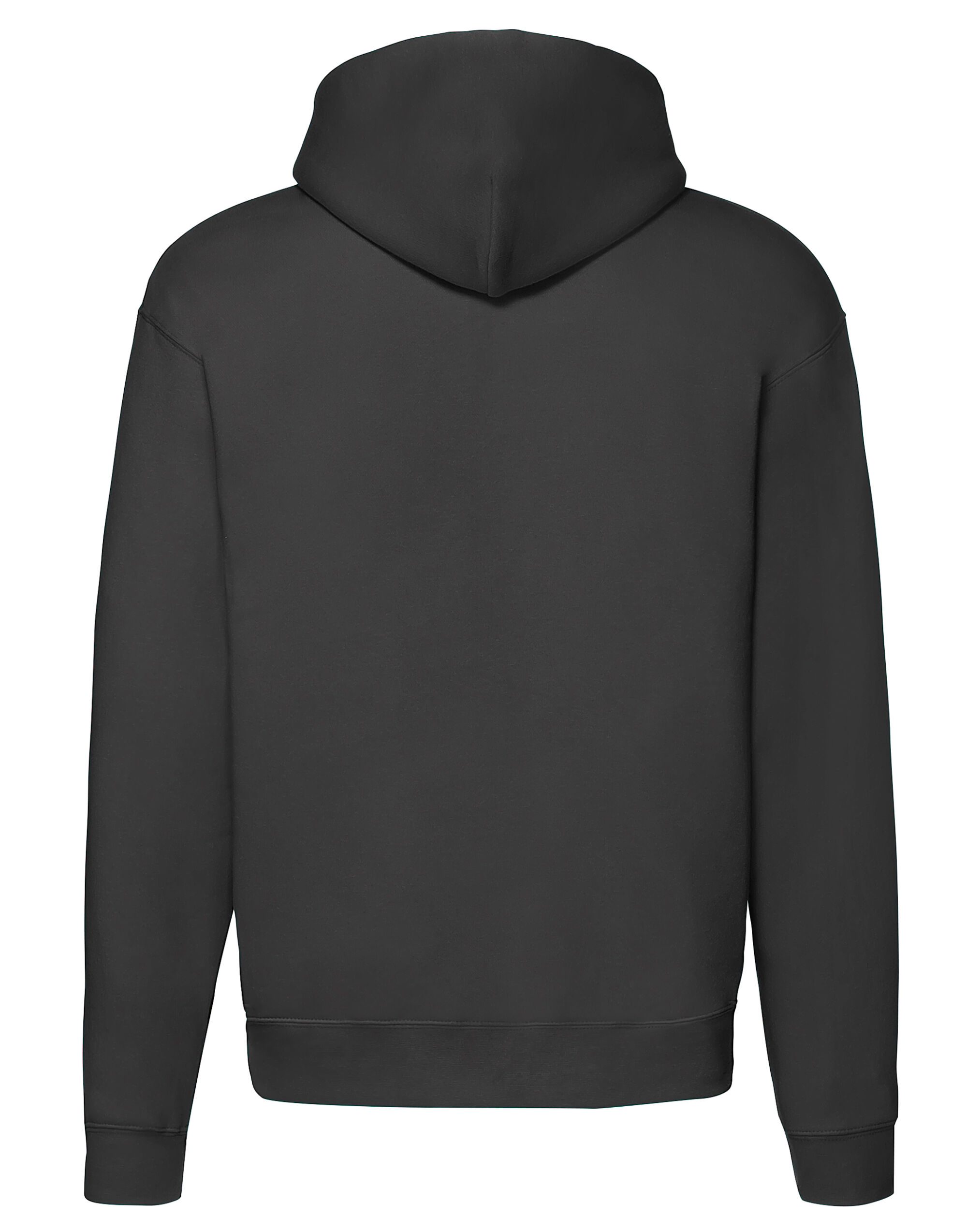 62034 Men’s Premium Hooded Sweat Jacket Black