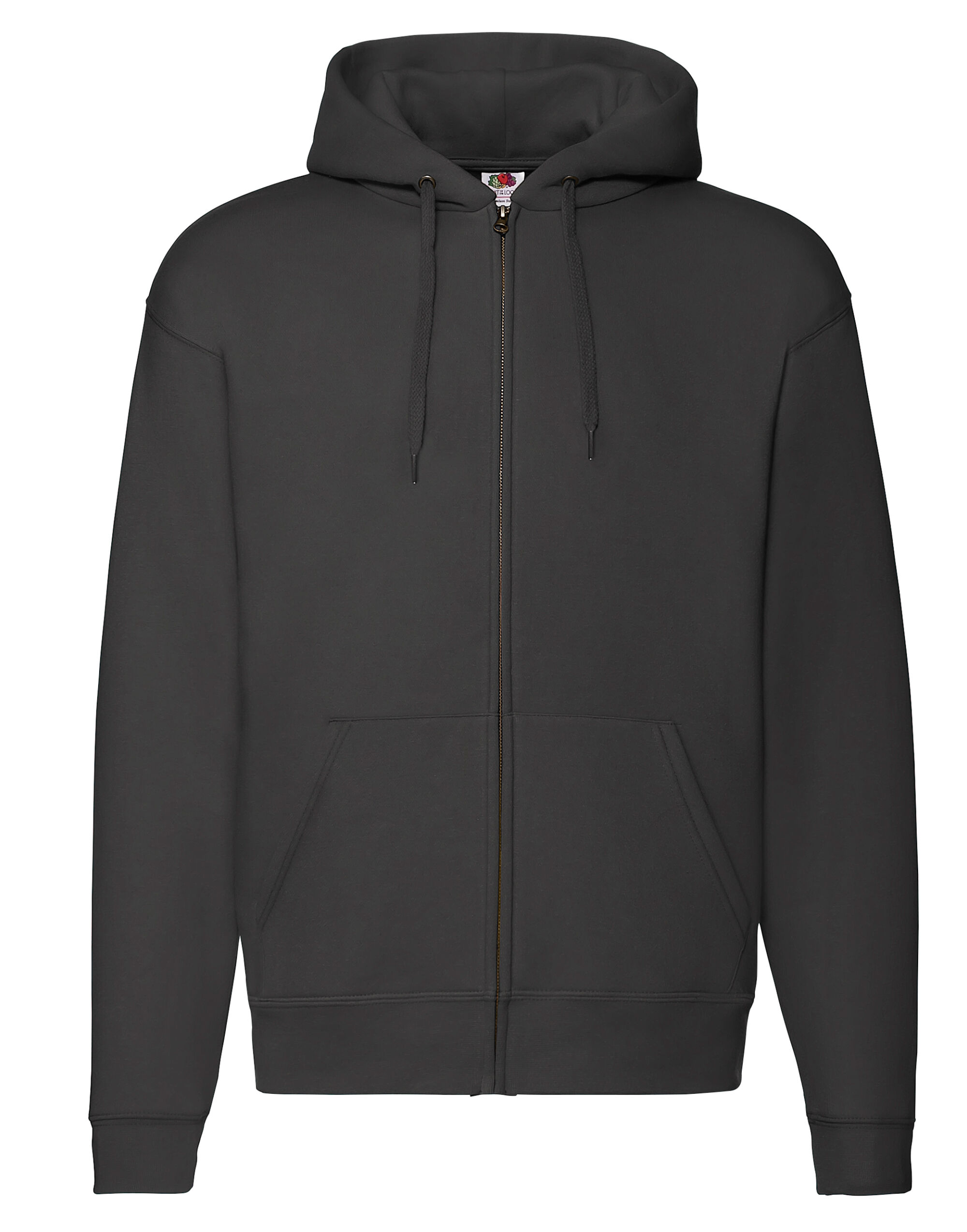 62034 Men’s Premium Hooded Sweat Jacket Black