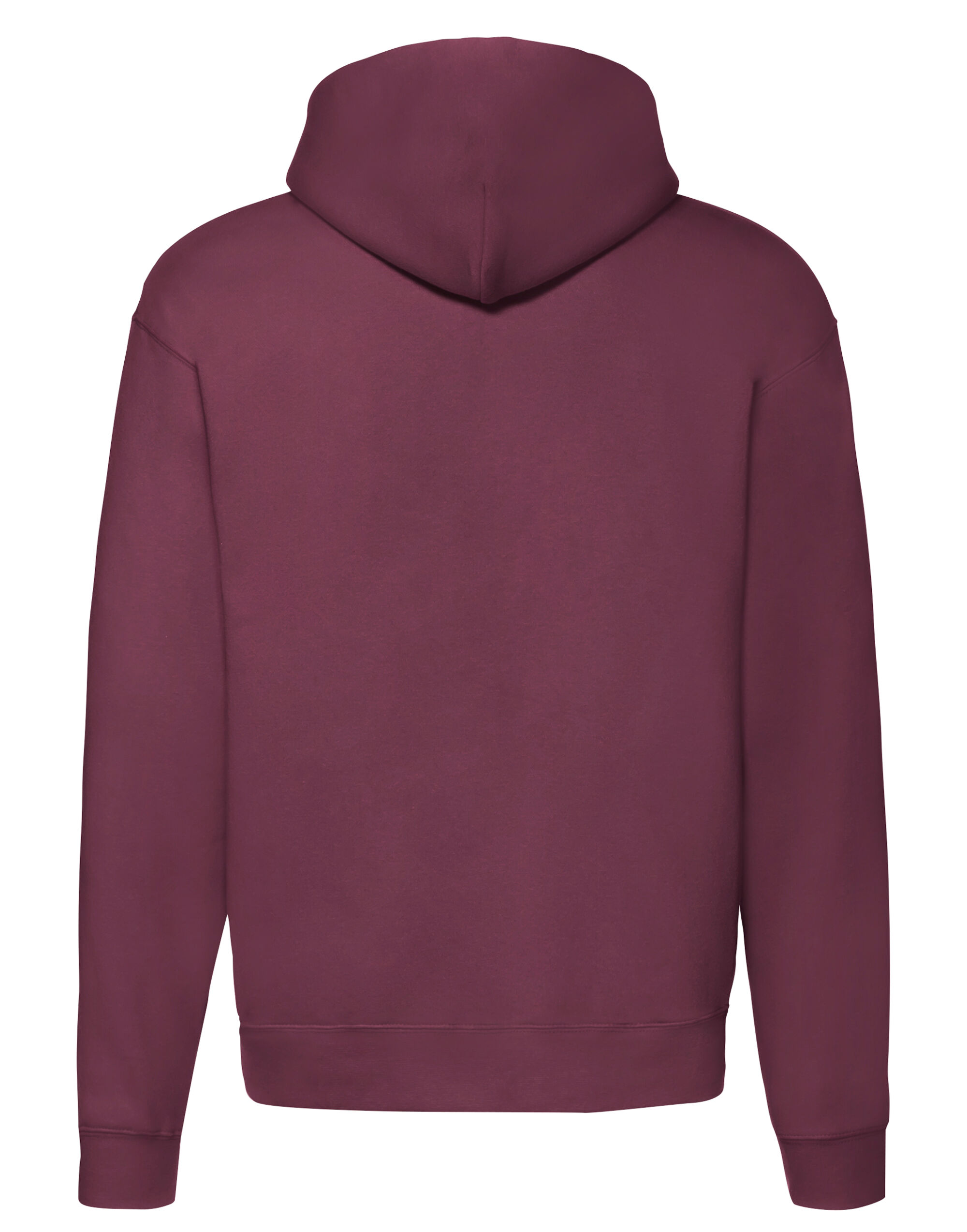 62034 Men’s Premium Hooded Sweat Jacket Burgundy