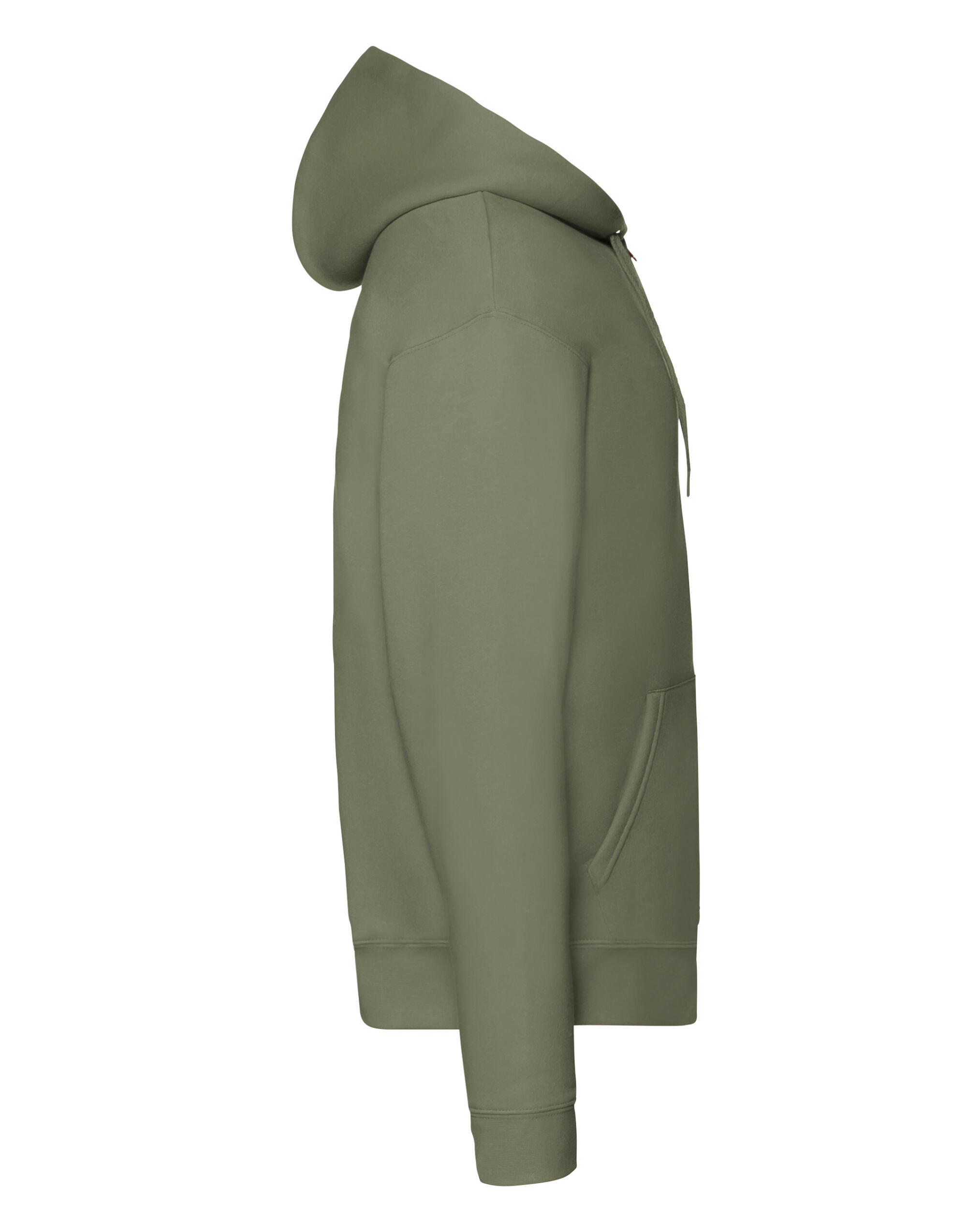 62034 Men’s Premium Hooded Sweat Jacket Classic Olive