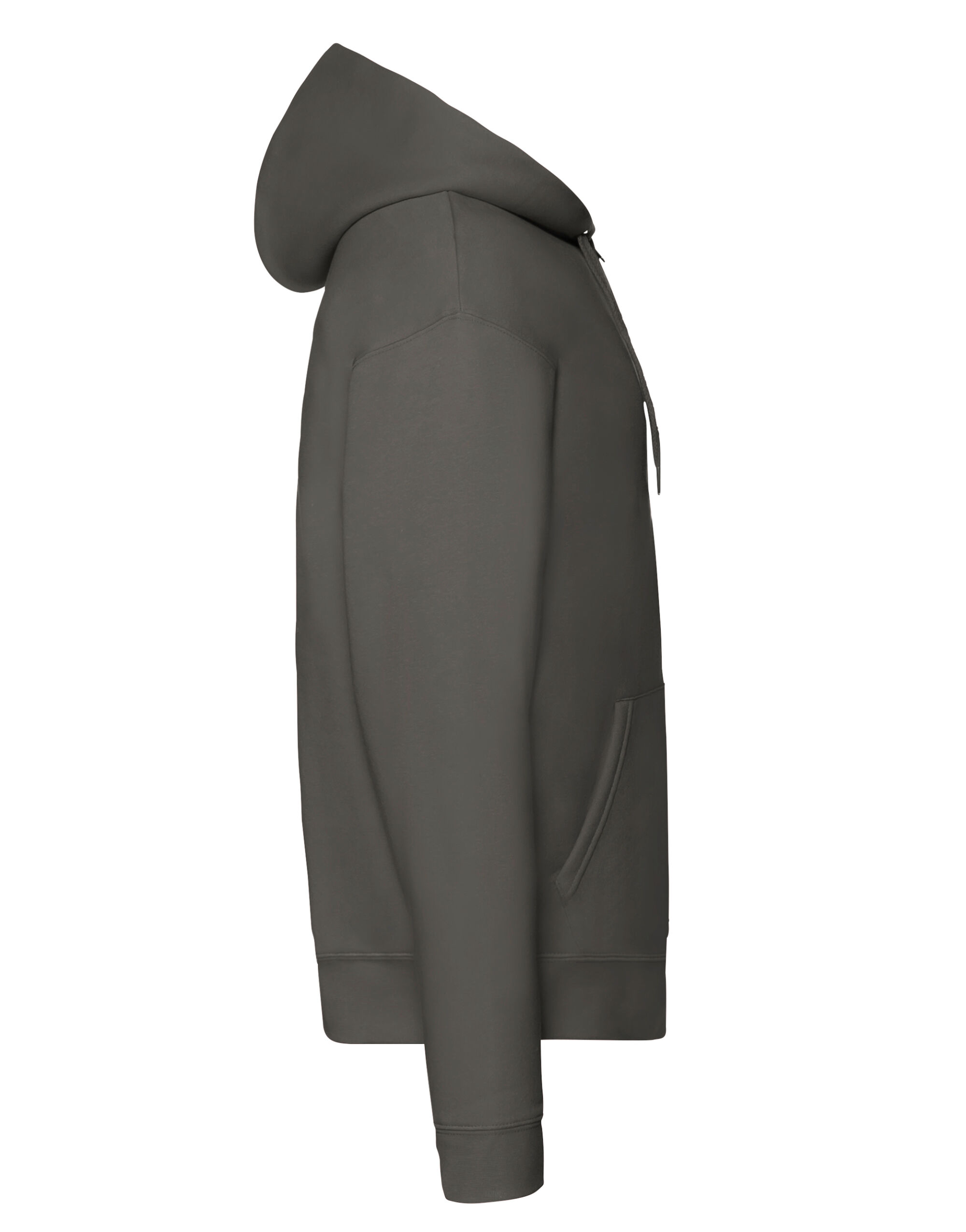 62034 Men’s Premium Hooded Sweat Jacket Charcoal