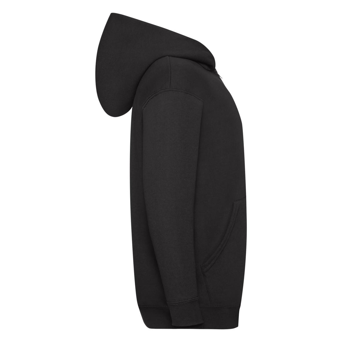 62045 Black Kid’s Classic Hooded Sweat Jacket