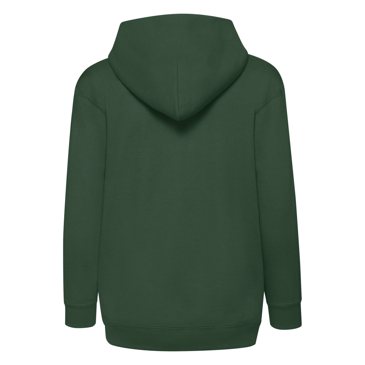 62045 Kid’s Classic Hooded Sweat Jacket Bottle Green