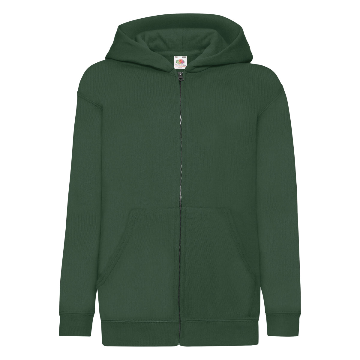 62045 Bottle Green Kid’s Classic Hooded Sweat Jacket 62045 Bottle Green Kid’s Classic Hooded Sweat Jacket