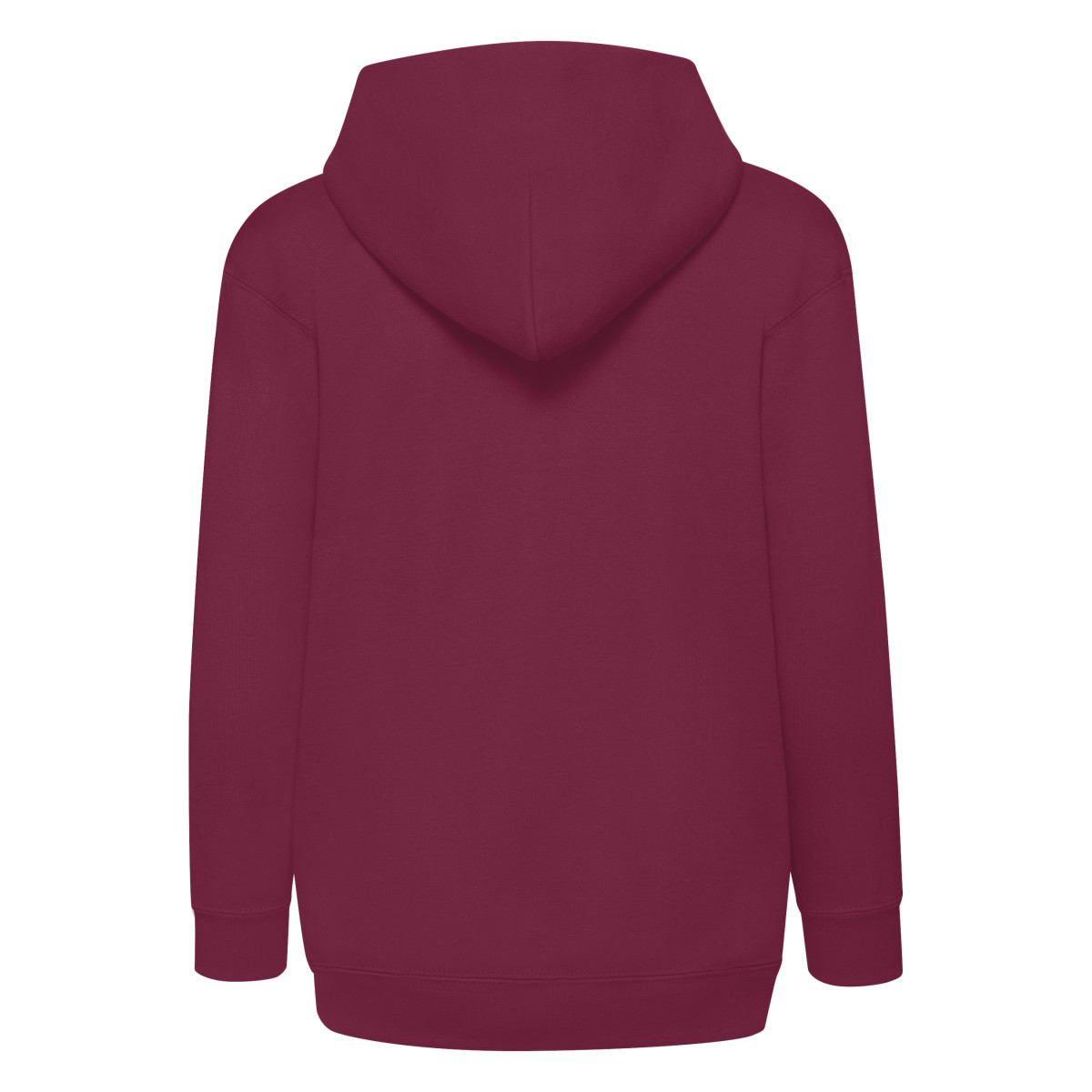 62045 Burgundy Kid’s Classic Hooded Sweat Jacket