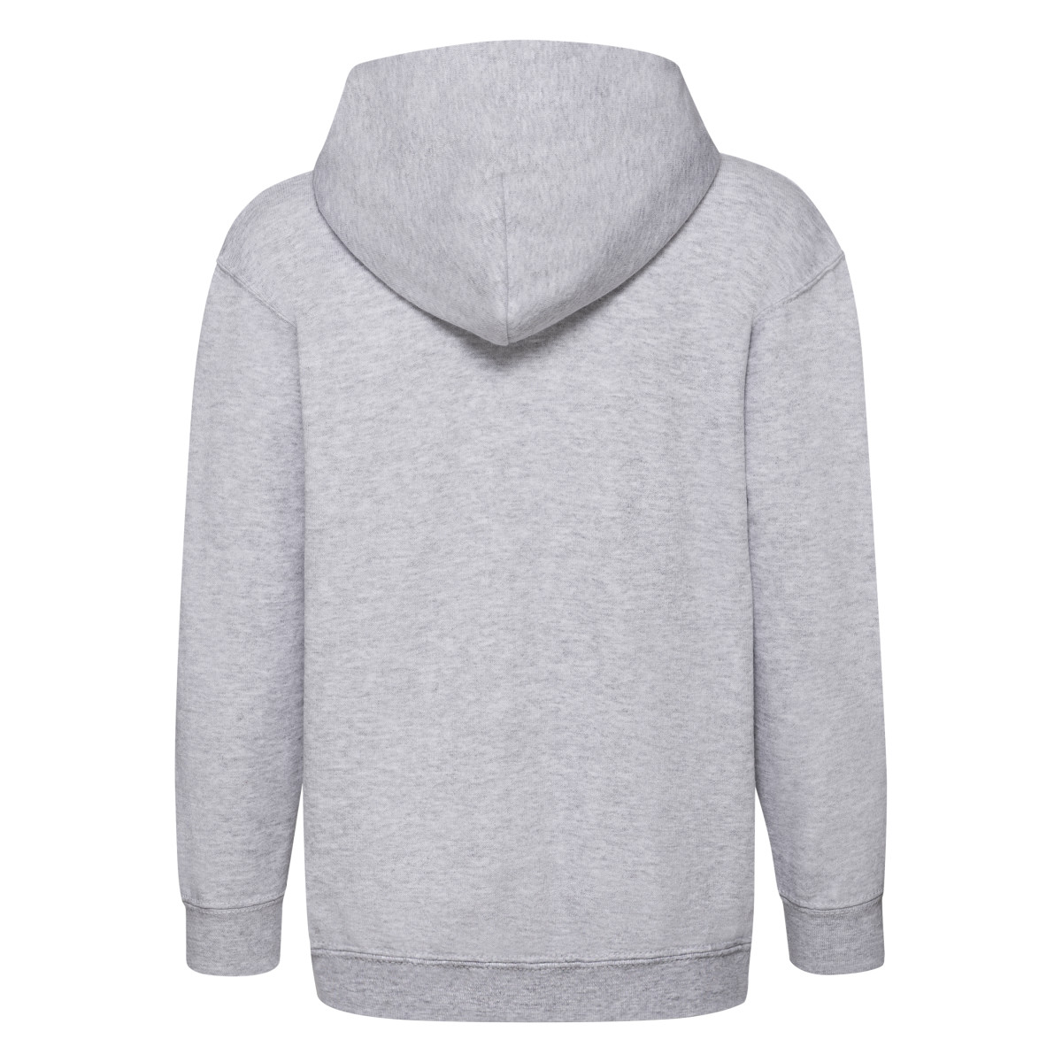 62045 Kid’s Classic Hooded Sweat Jacket Heather Grey