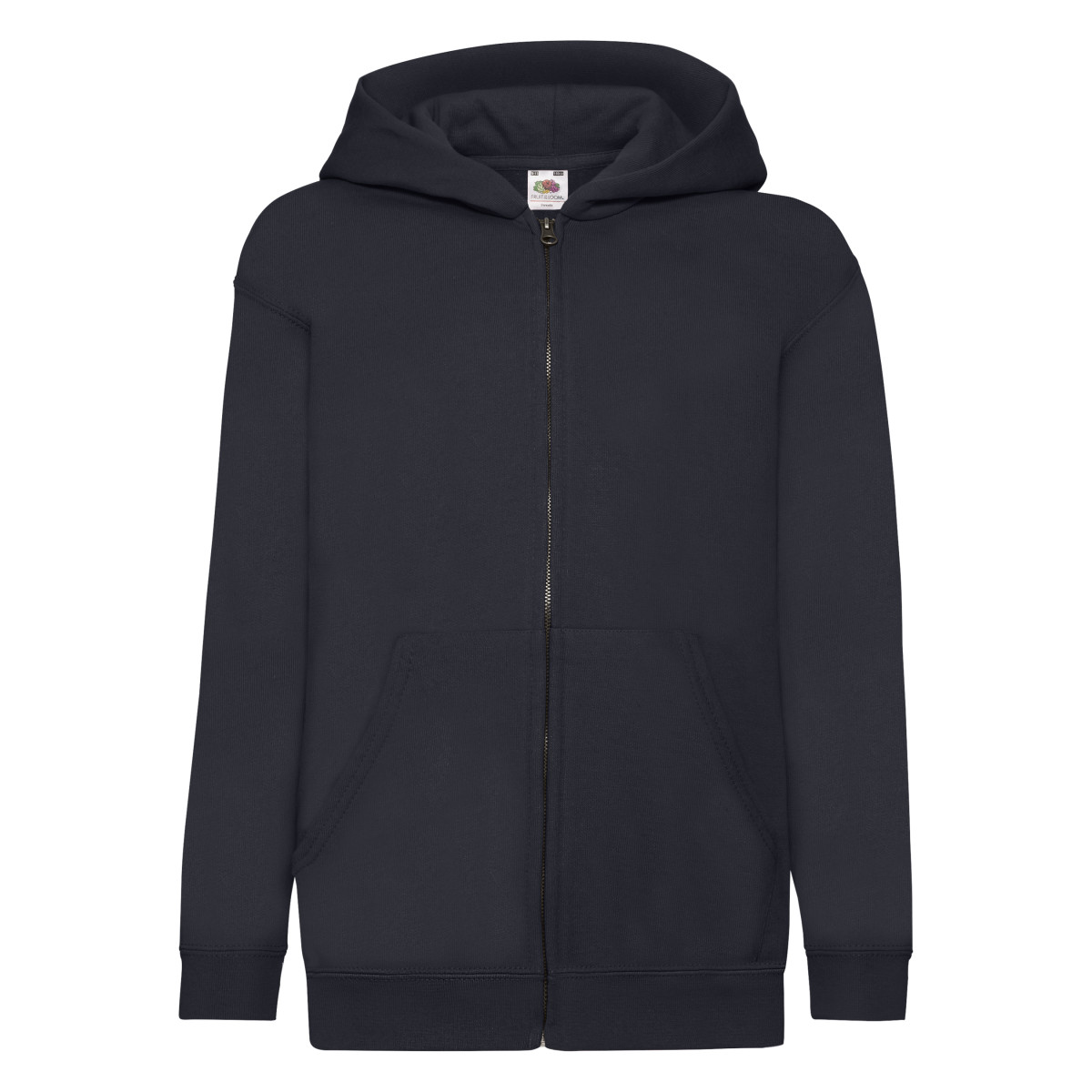 62045 Deep Navy Kid’s Classic Hooded Sweat Jacket