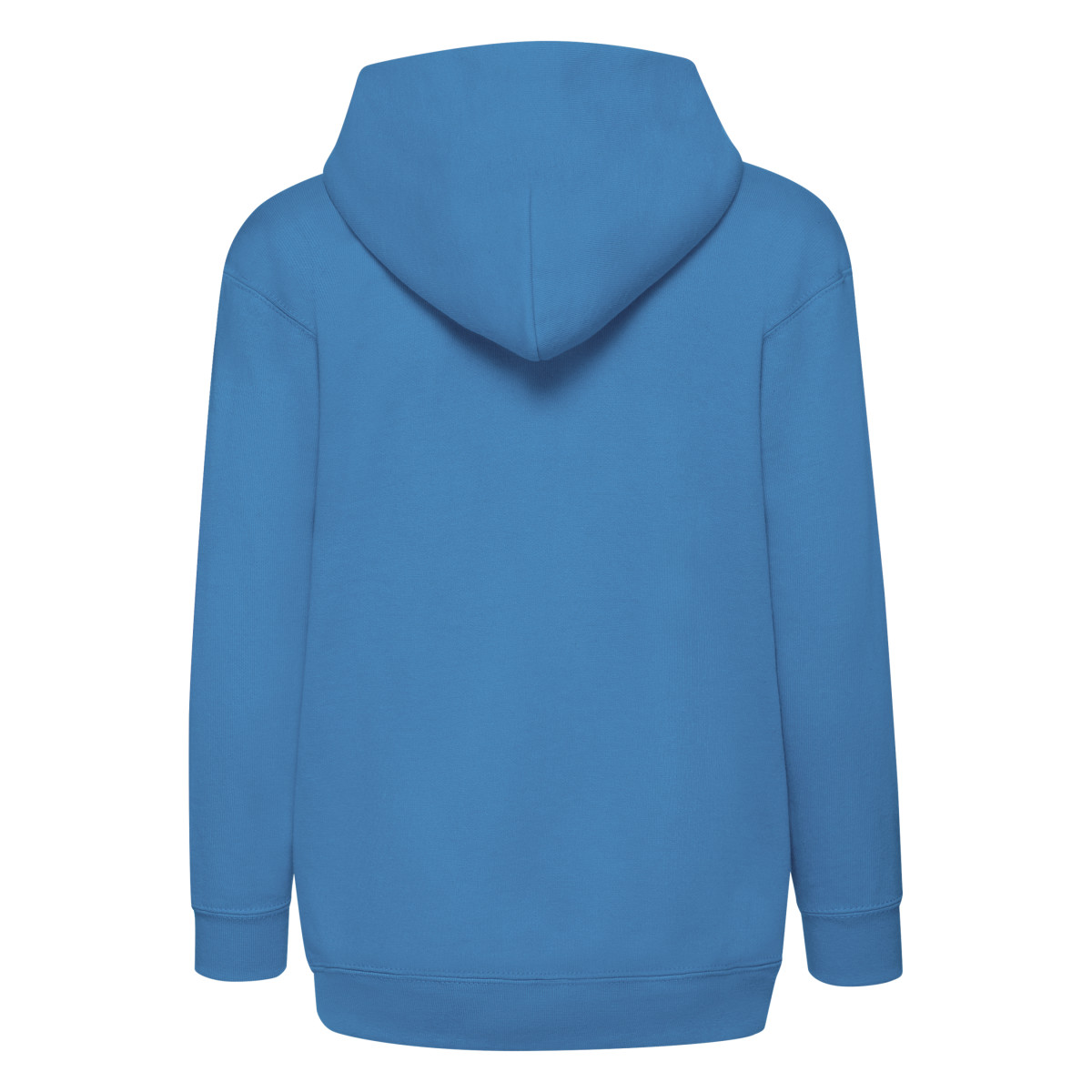 62045 Azure Blue Kid’s Classic Hooded Sweat Jacket