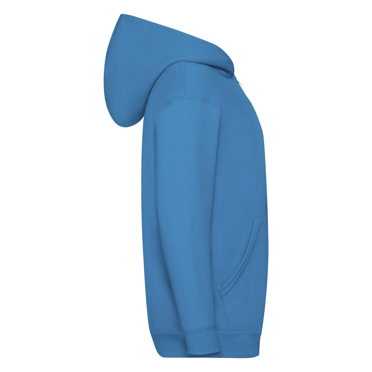 62045 Azure Blue Kid’s Classic Hooded Sweat Jacket