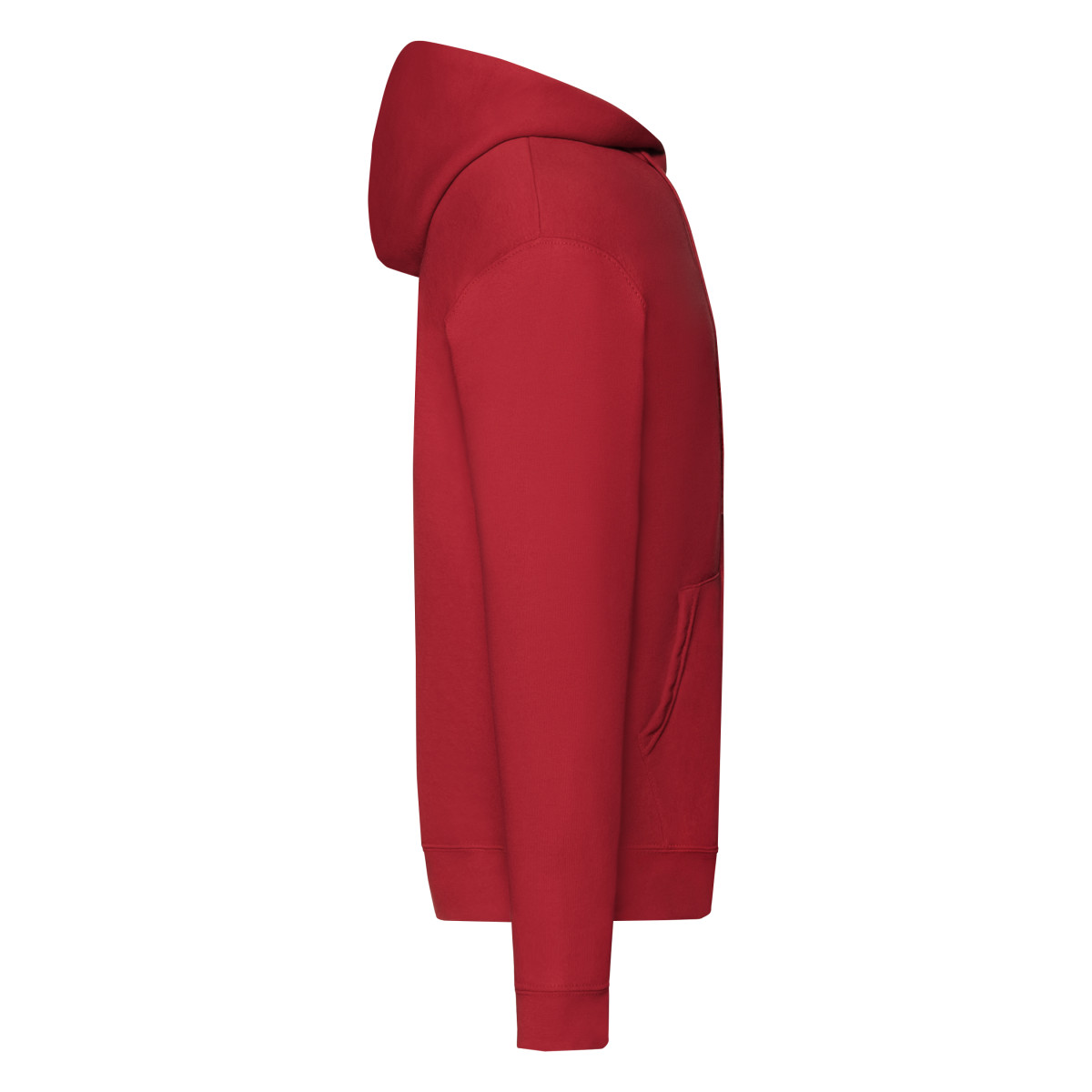 62062 Men’s Classic Hooded Sweat Jacket Red