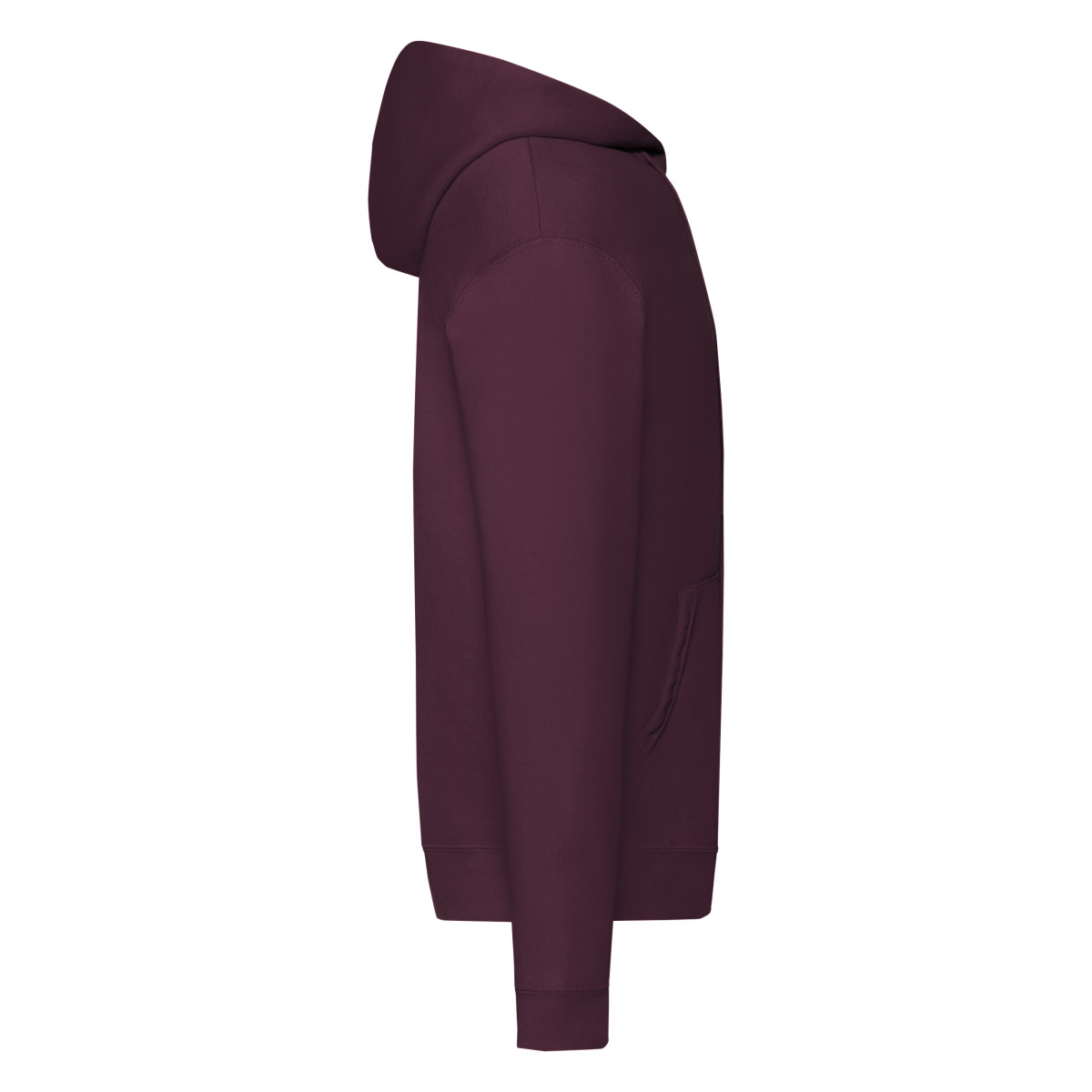 62062 Burgundy Men’s Classic Hooded Sweat Jacket