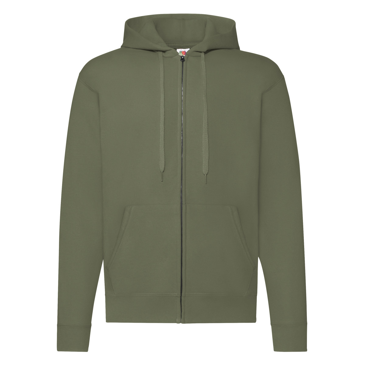 62062 Classic Olive Men’s Classic Hooded Sweat Jacket