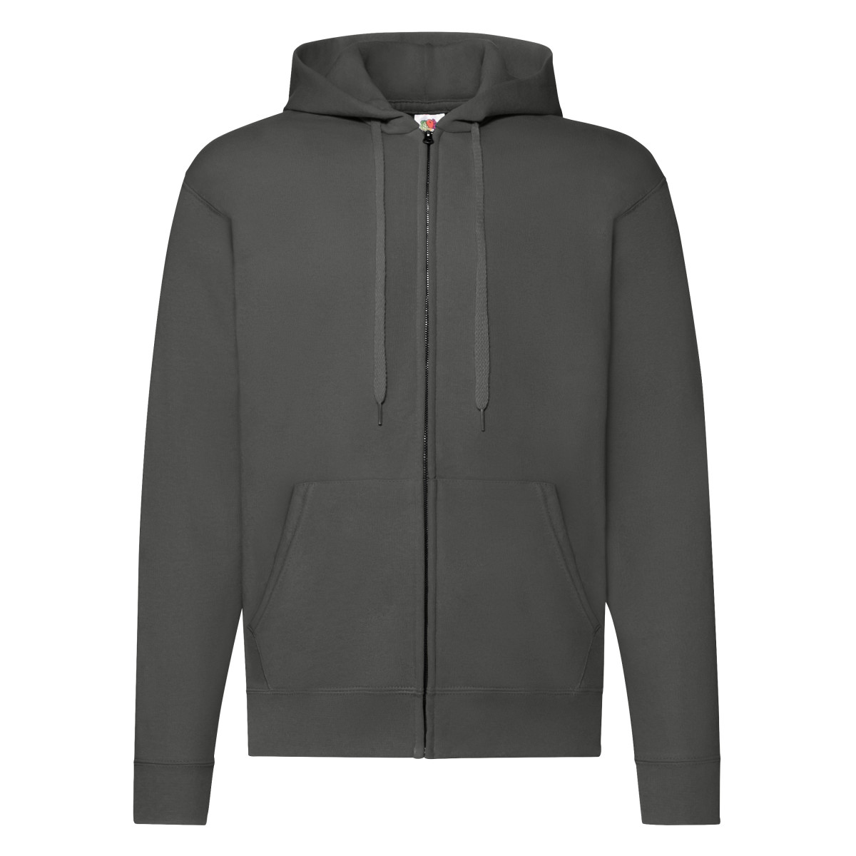 62062 Light Graphite Men’s Classic Hooded Sweat Jacket