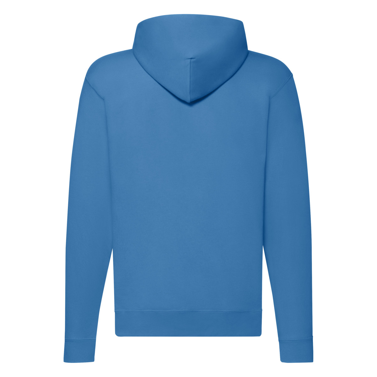 62062 Men’s Classic Hooded Sweat Jacket Azure Blue