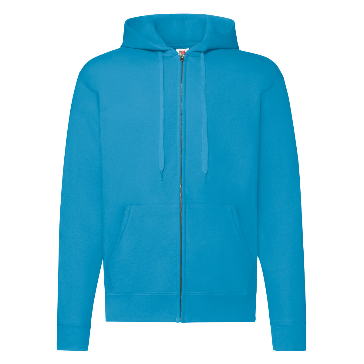 62062 Azure Blue Men’s Classic Hooded Sweat Jacket 62062 Azure Blue Men’s Classic Hooded Sweat Jacket