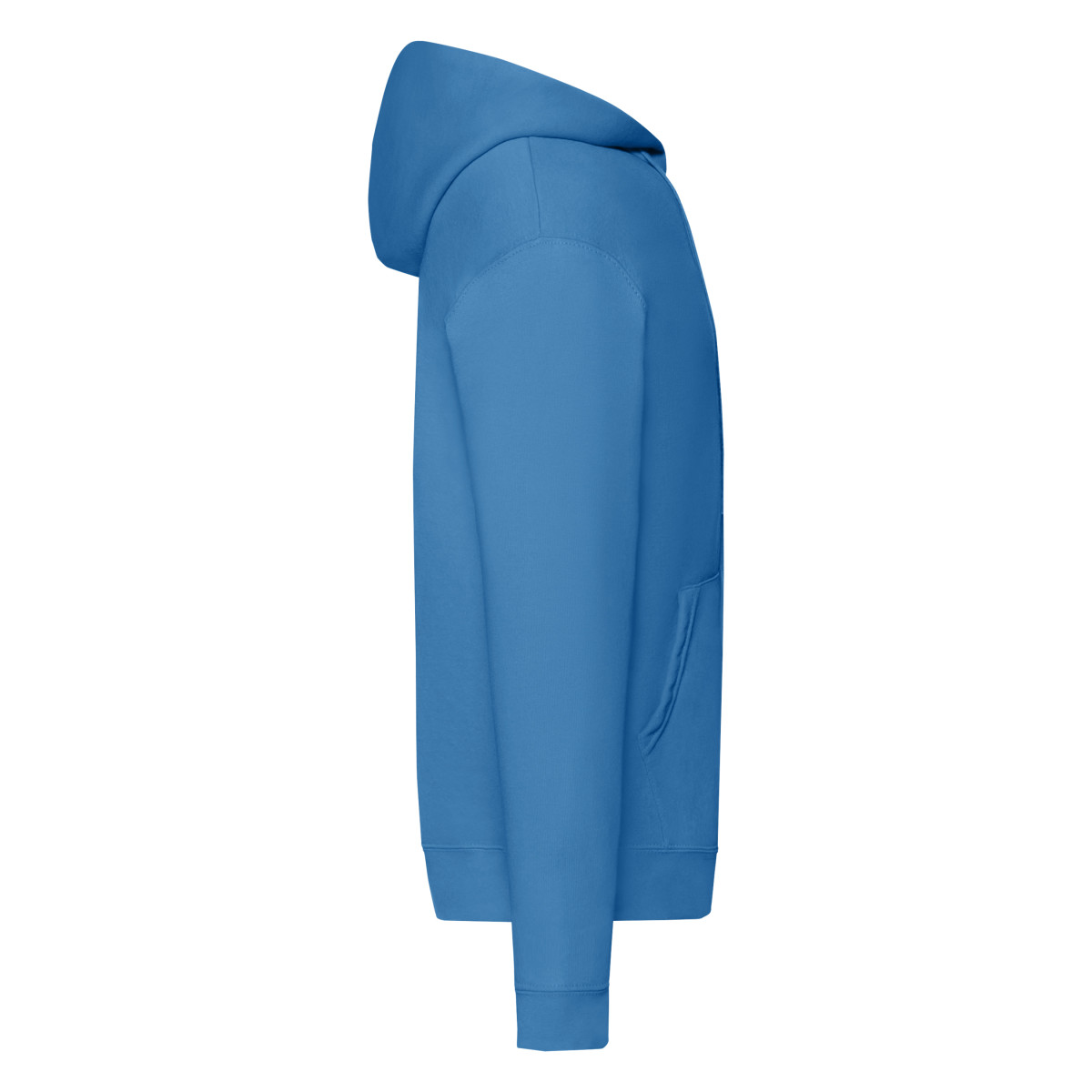 62062 Men’s Classic Hooded Sweat Jacket Azure Blue