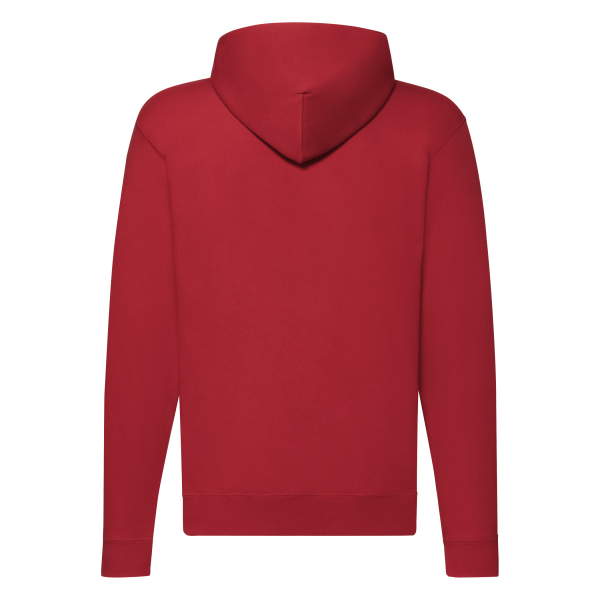 62062 Men’s Classic Hooded Sweat Jacket Red