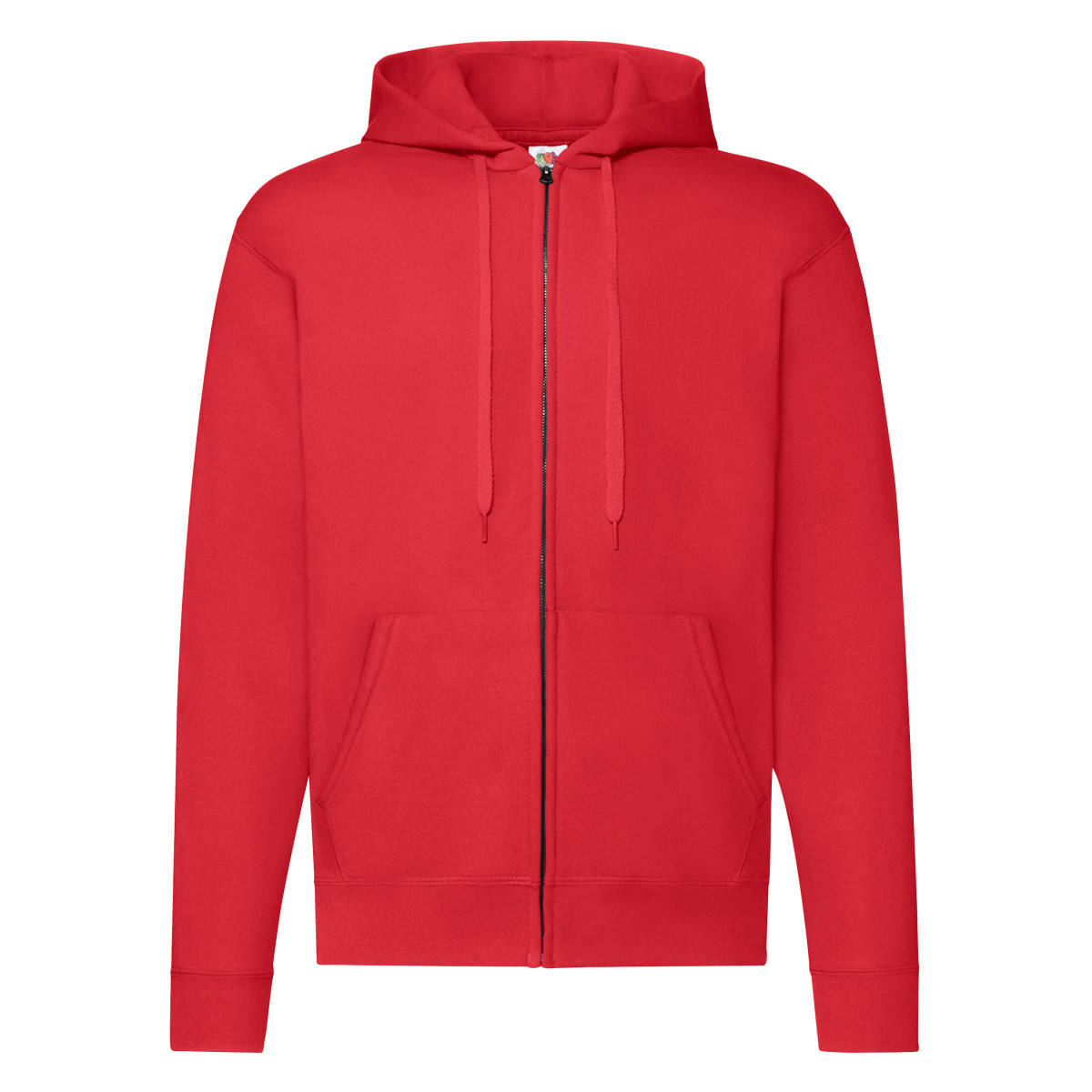 62062 Men’s Classic Hooded Sweat Jacket Red