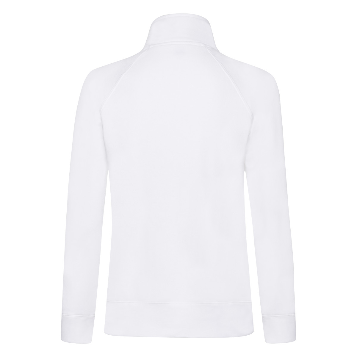 62116 White Ladies’ Premium Sweat Jacket