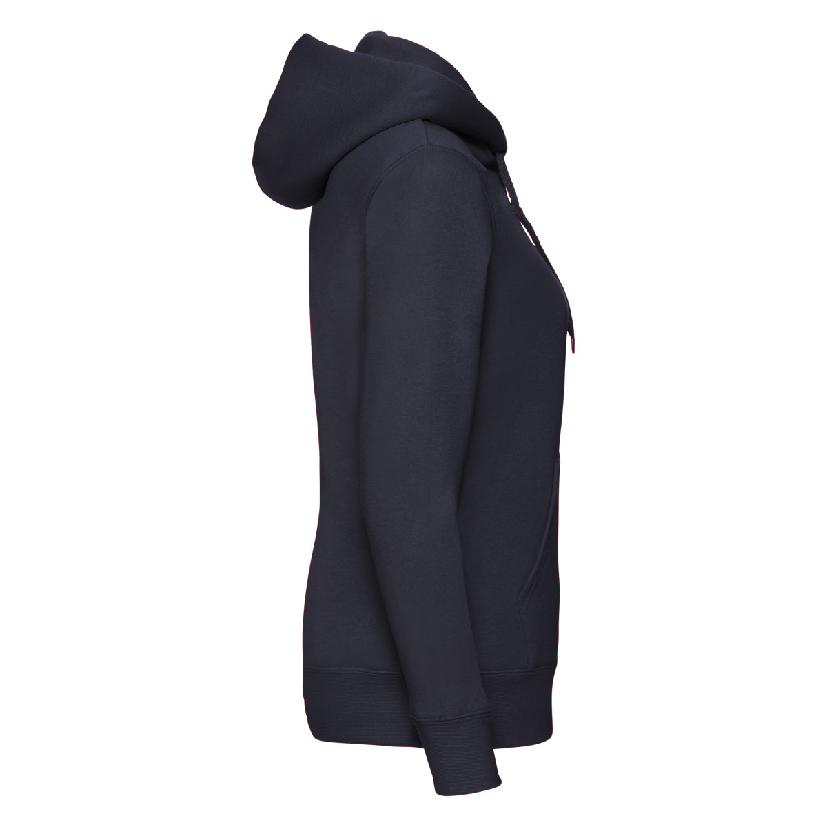 62118 Deep Navy Ladies’ Premium Hooded Sweat Jacket