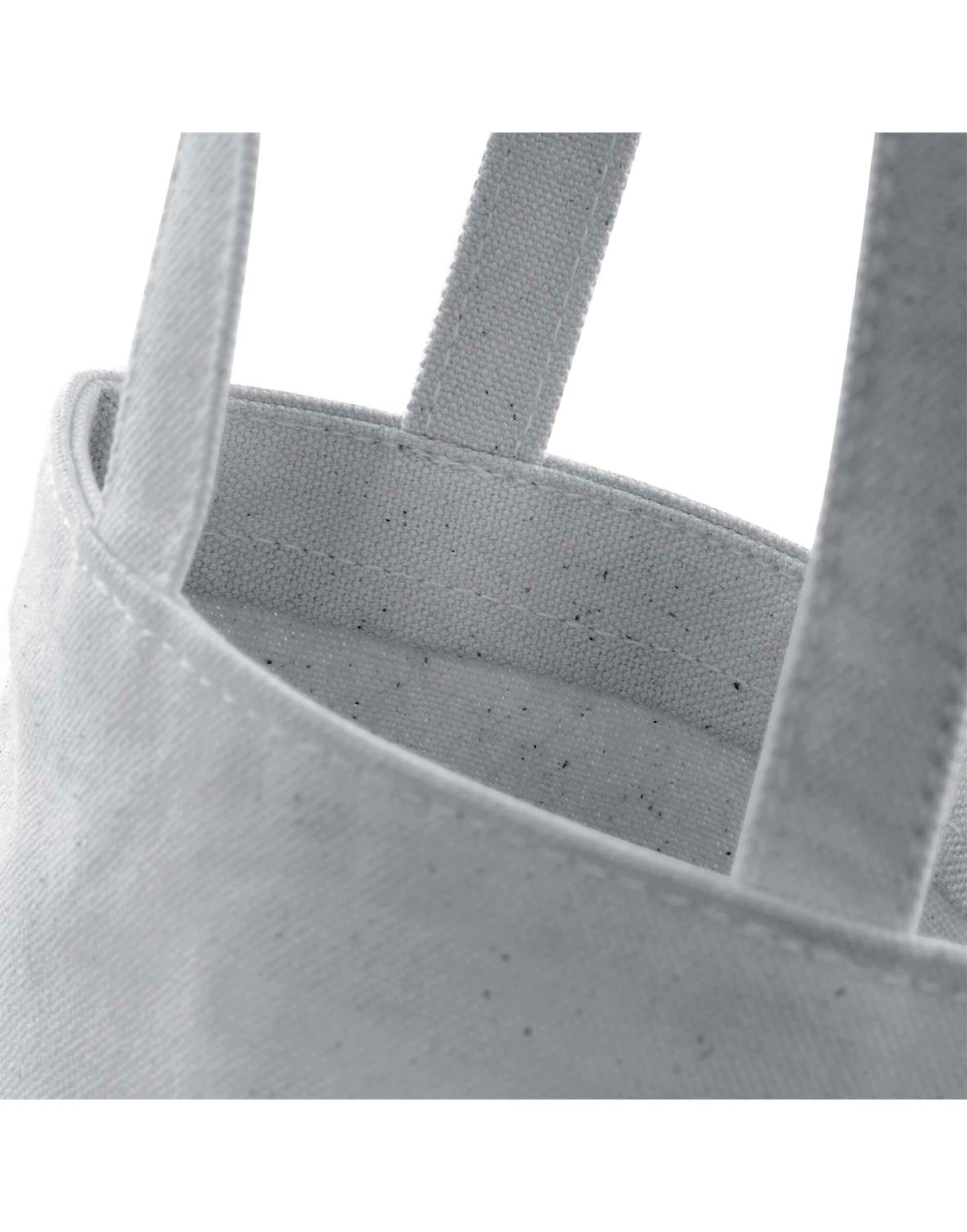 W620 Fairtrade Cotton Bottle Bag Light Grey