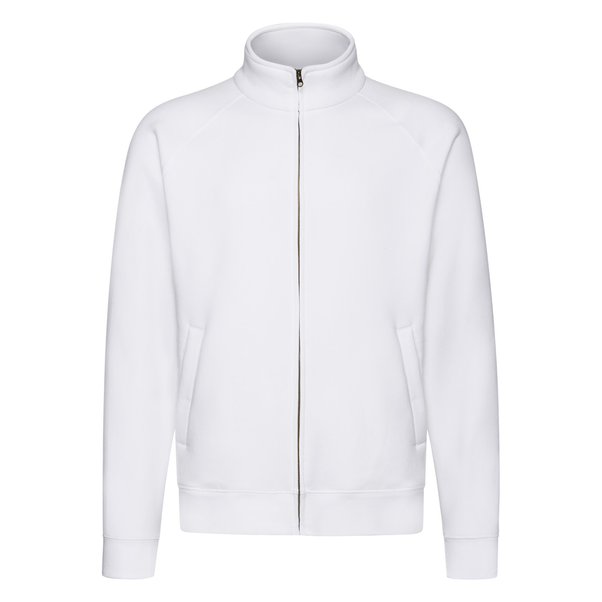 62228 Men’s Premium Sweat Jacket White 62228 Men’s Premium Sweat Jacket White
