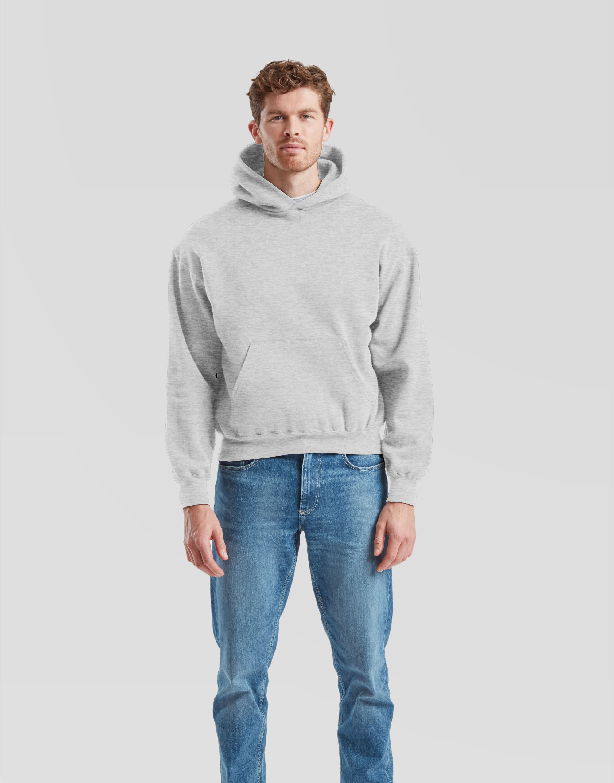 62278 Athletic Heather Supercotton Hooded Sweat