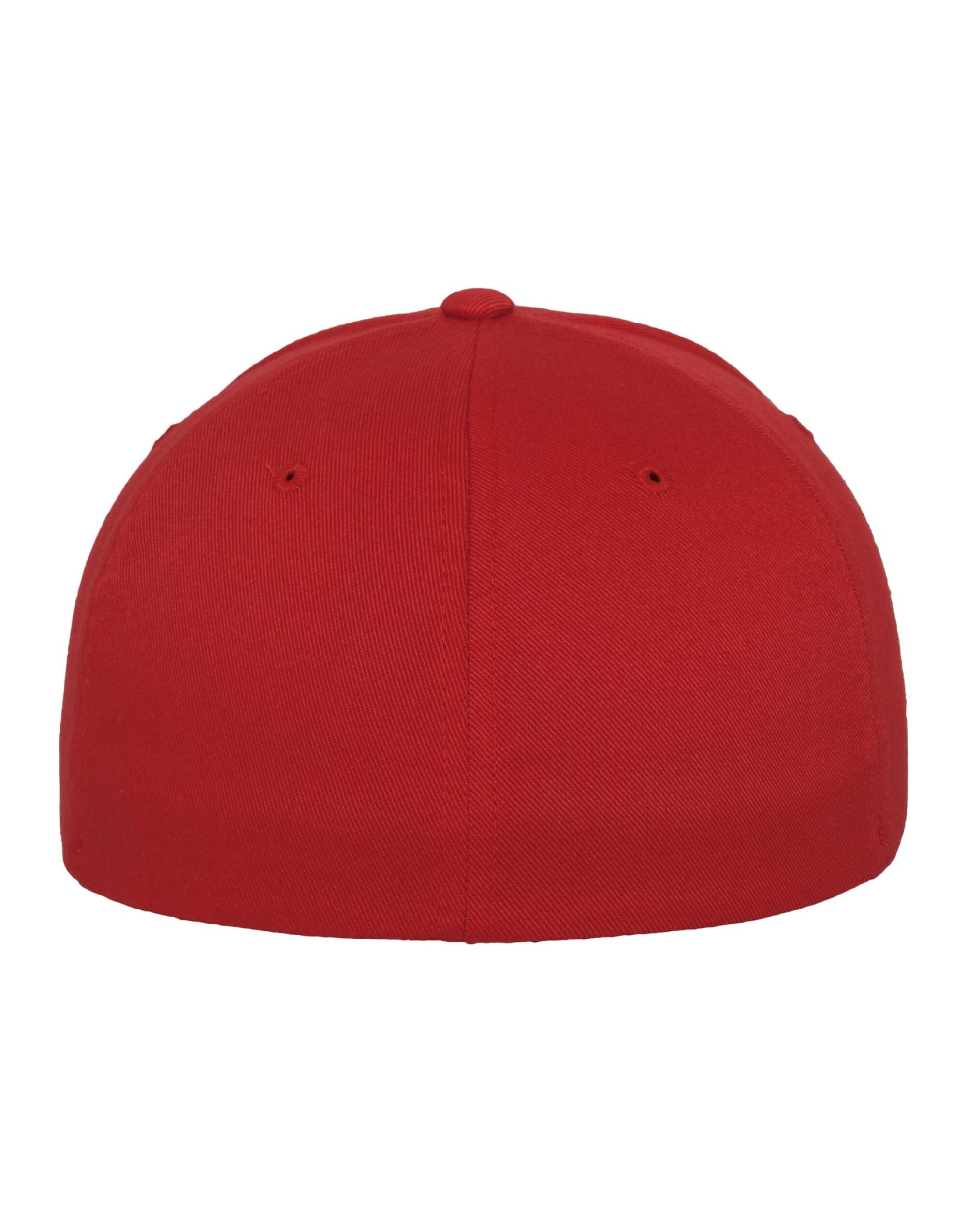 6277 Wooly Combed Cap Red