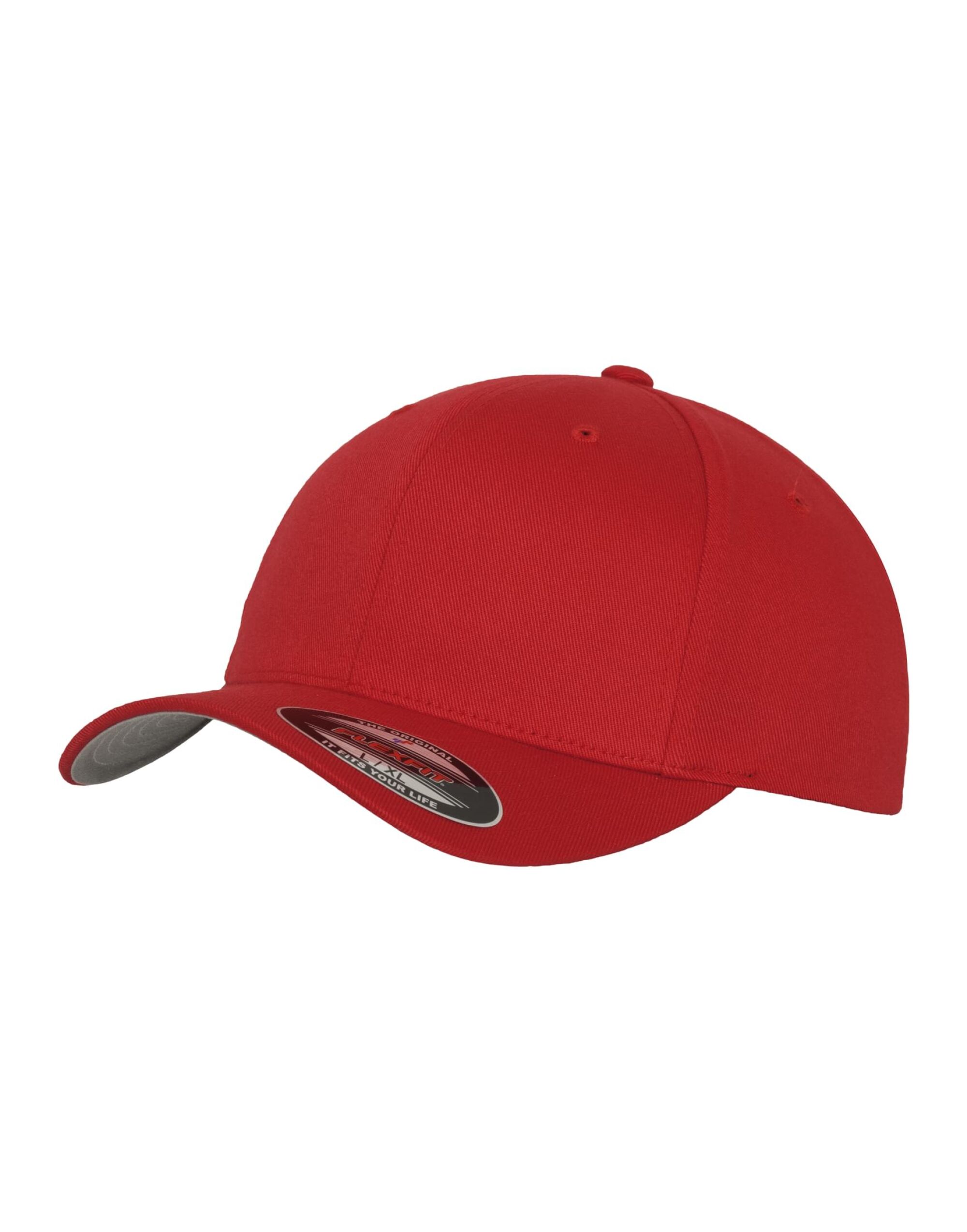 6277 Wooly Combed Cap Red