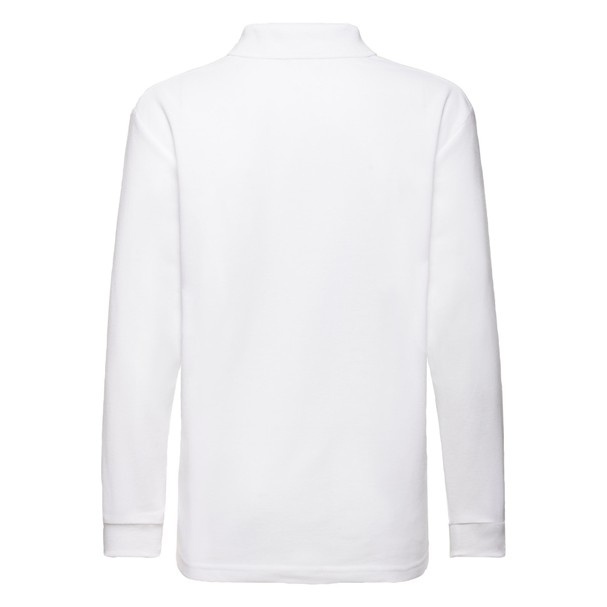 63201 Kid’s 65/35 L/Sleeve Polo White