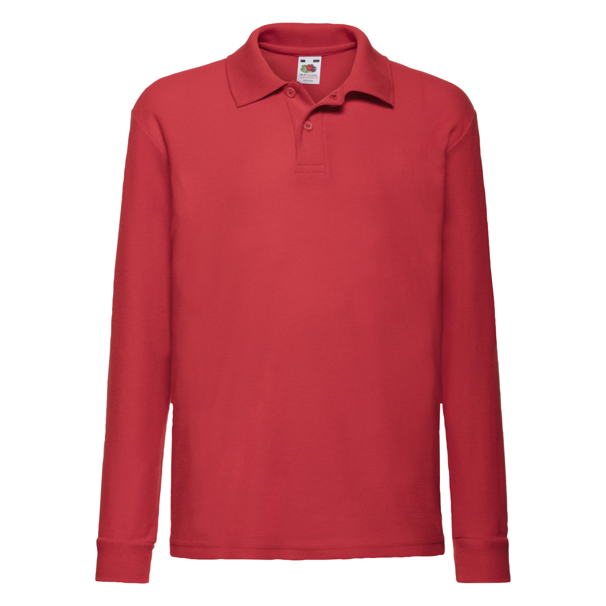 63201 Kid’s 65/35 L/Sleeve Polo Red 63201 Kid’s 65/35 L/Sleeve Polo Red